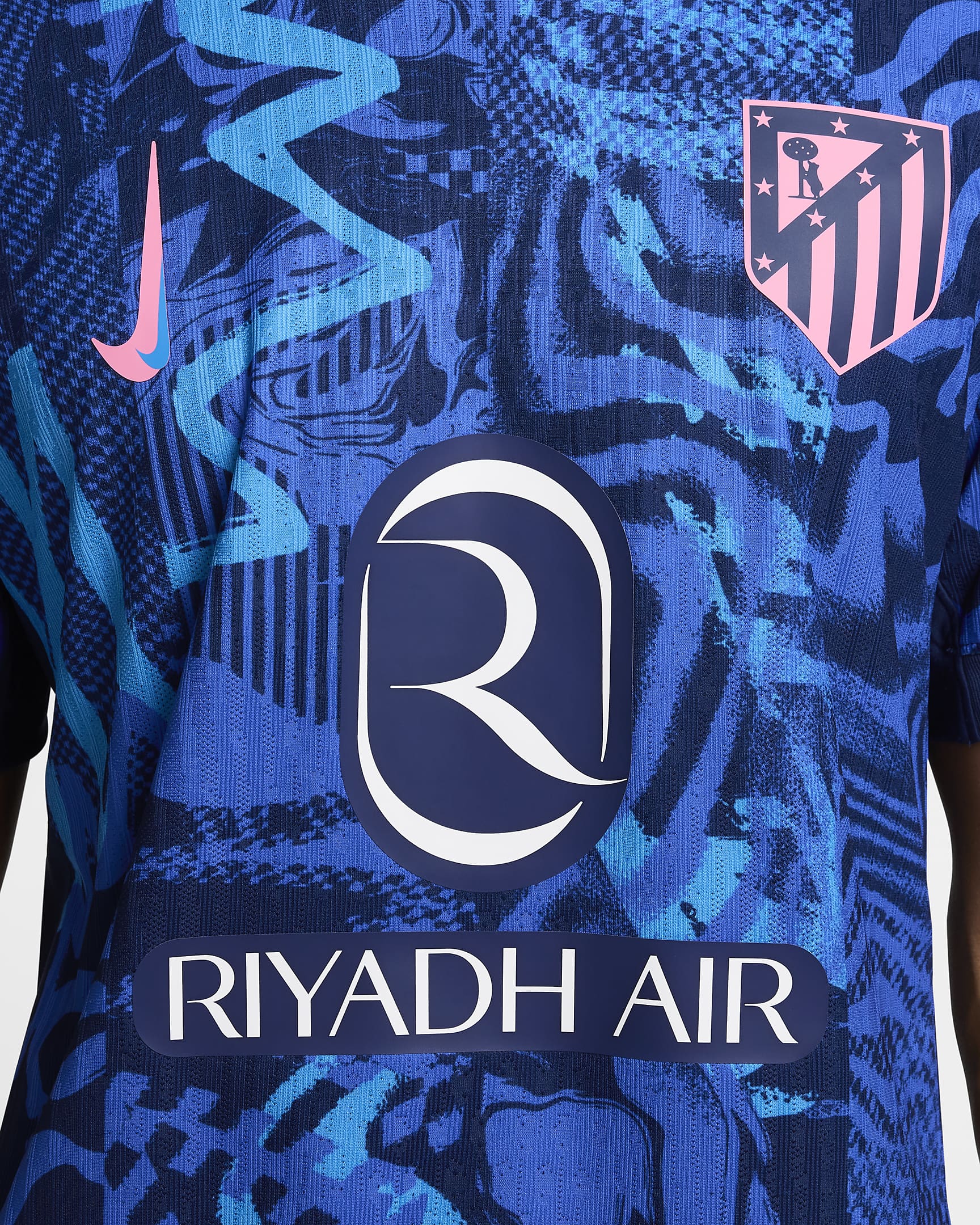 Atlético Madrid 2024/25 Match Third Men's Nike Dri-FIT ADV Football Authentic Shirt - Blue Void/Pink Glow