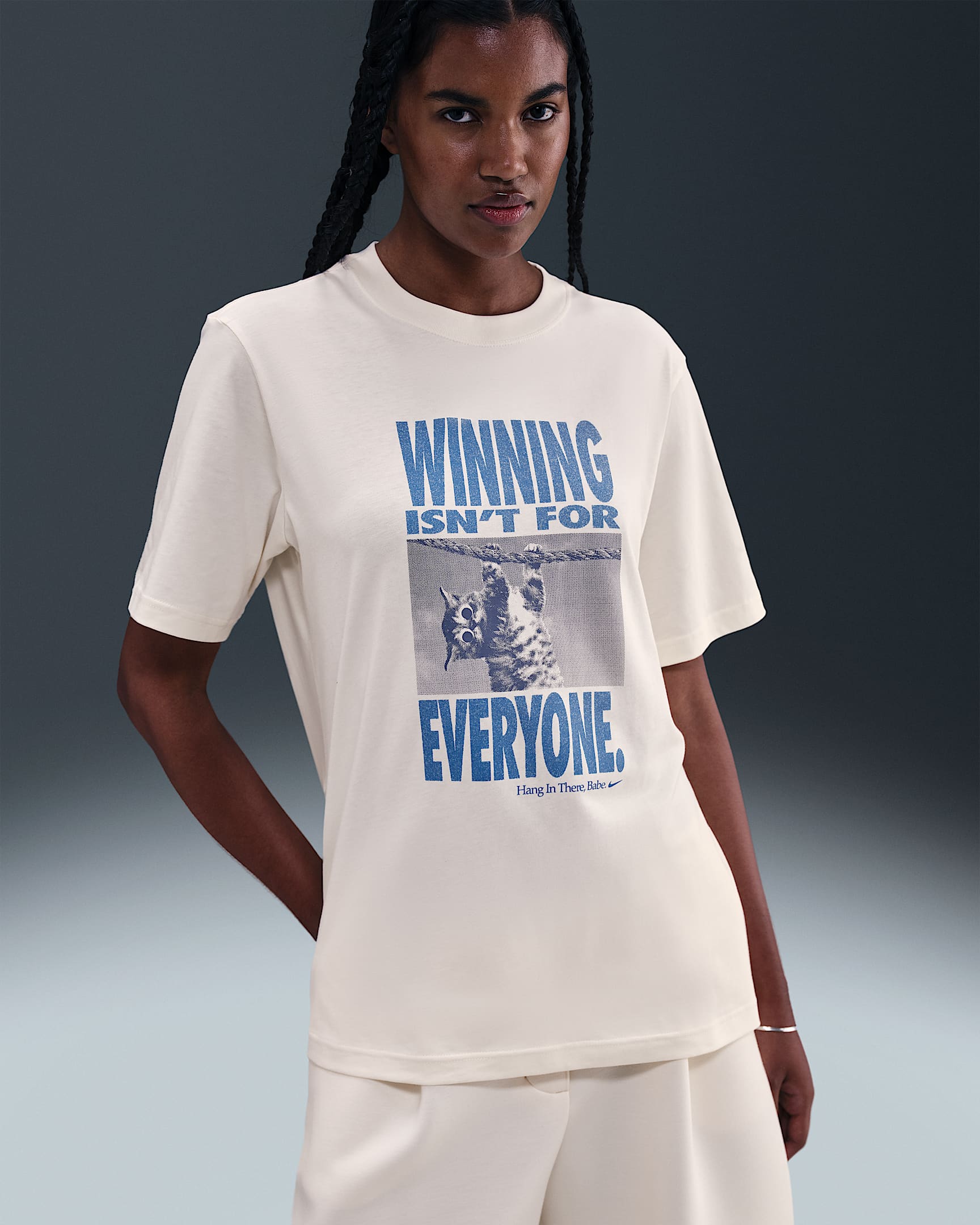 Playera de ajuste holgado Nike Sportswear para mujer - Marfil pálido