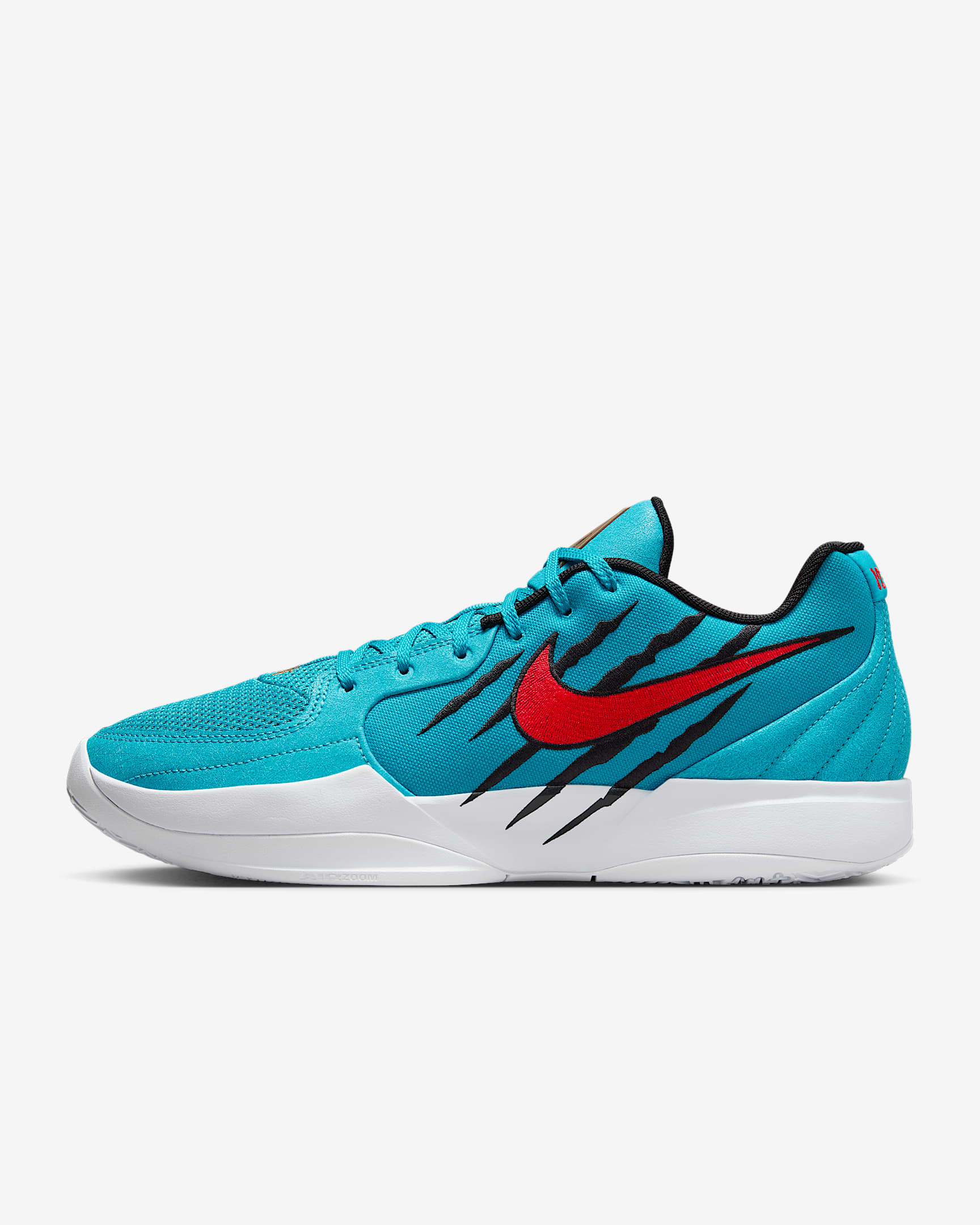 Ja 2 "Scratch" EP Basketball Shoes - Rapid Teal/Black/Ale Brown/University Red