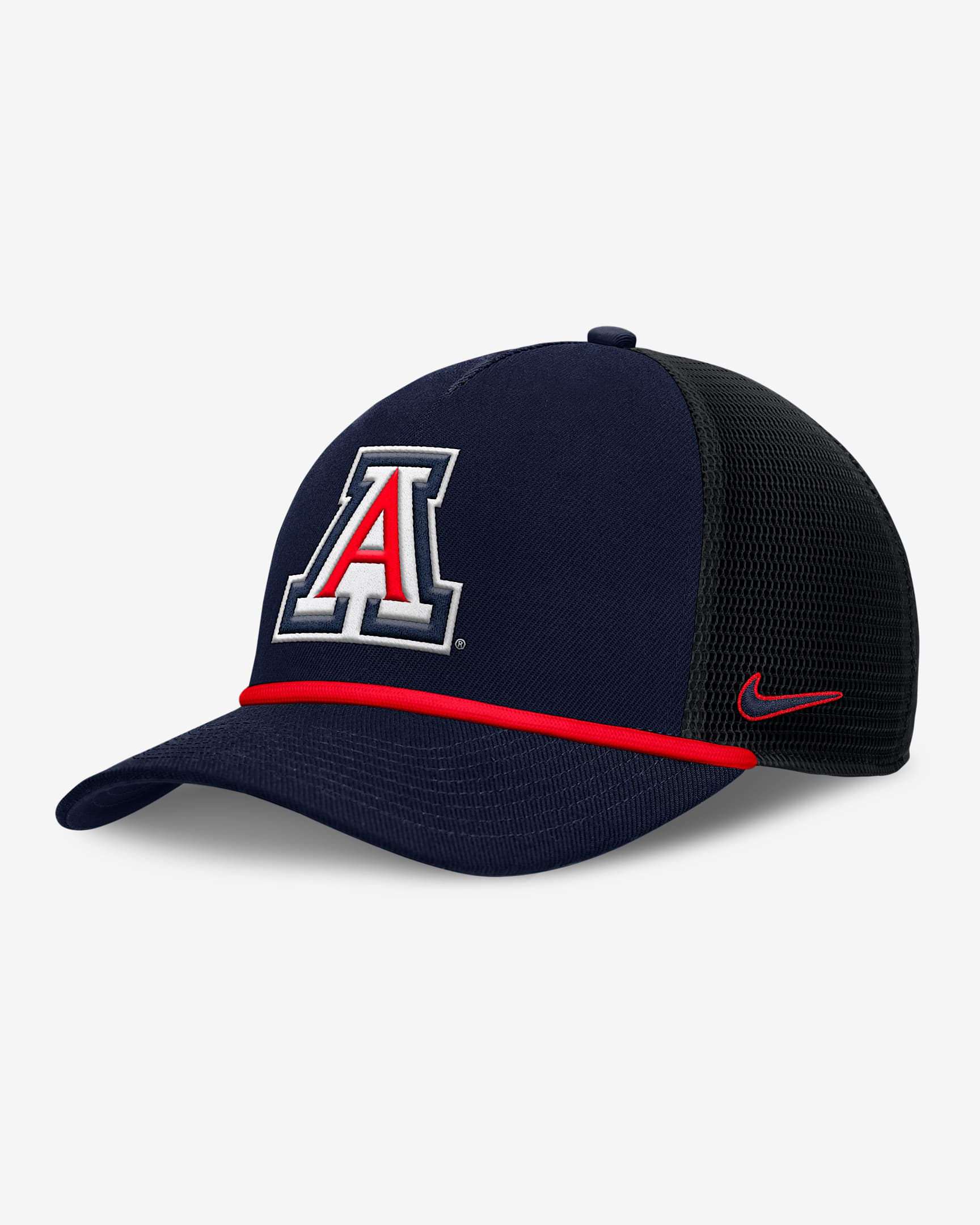 Arizona Primetime Rise Men's Nike College Trucker Adjustable Hat - Navy