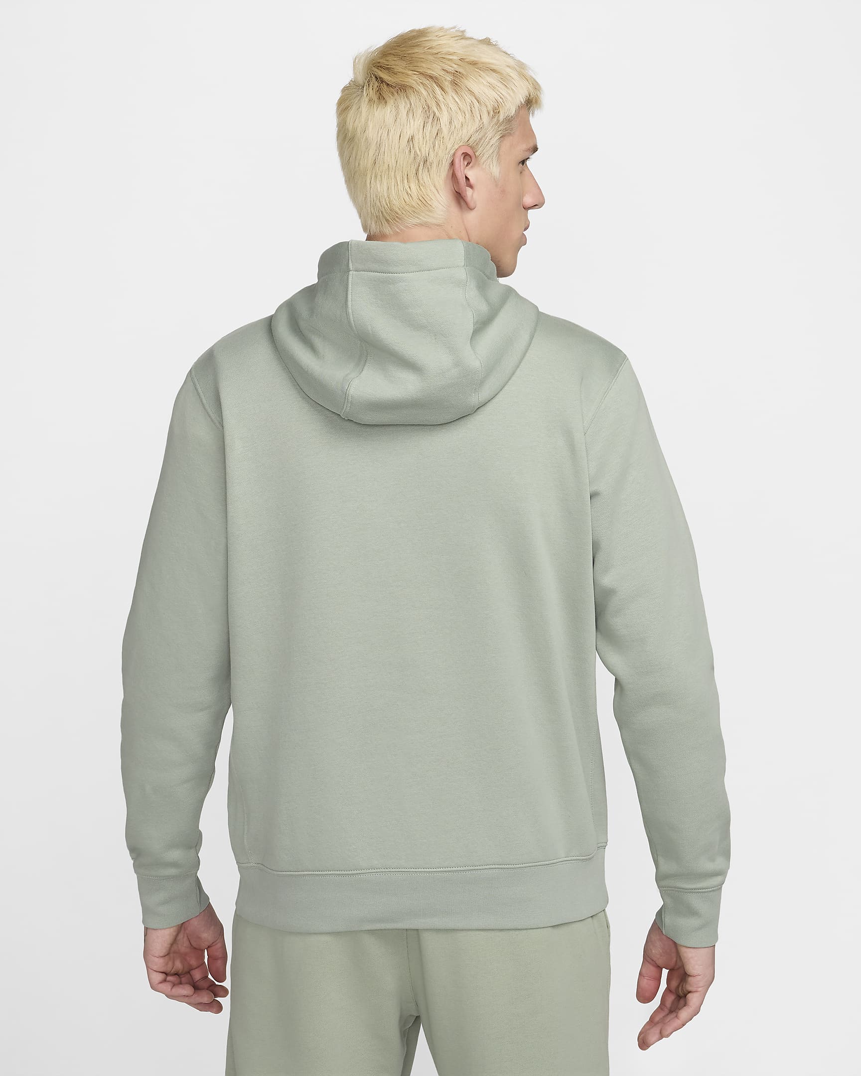 Nike Sportswear Club Fleece Pullover Hoodie - Jade Horizon/Jade Horizon/White