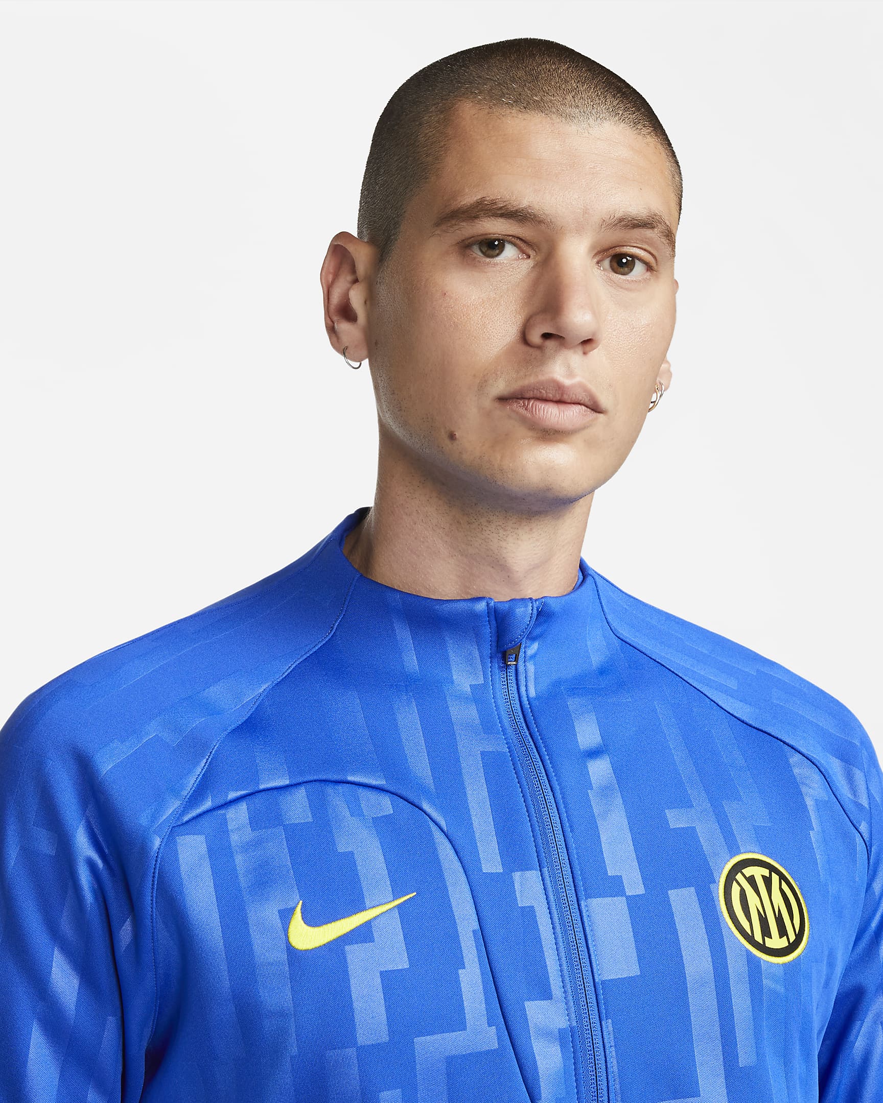 Inter Milan Academy Pro Men's Nike Full-Zip Knit Football Jacket. Nike CA