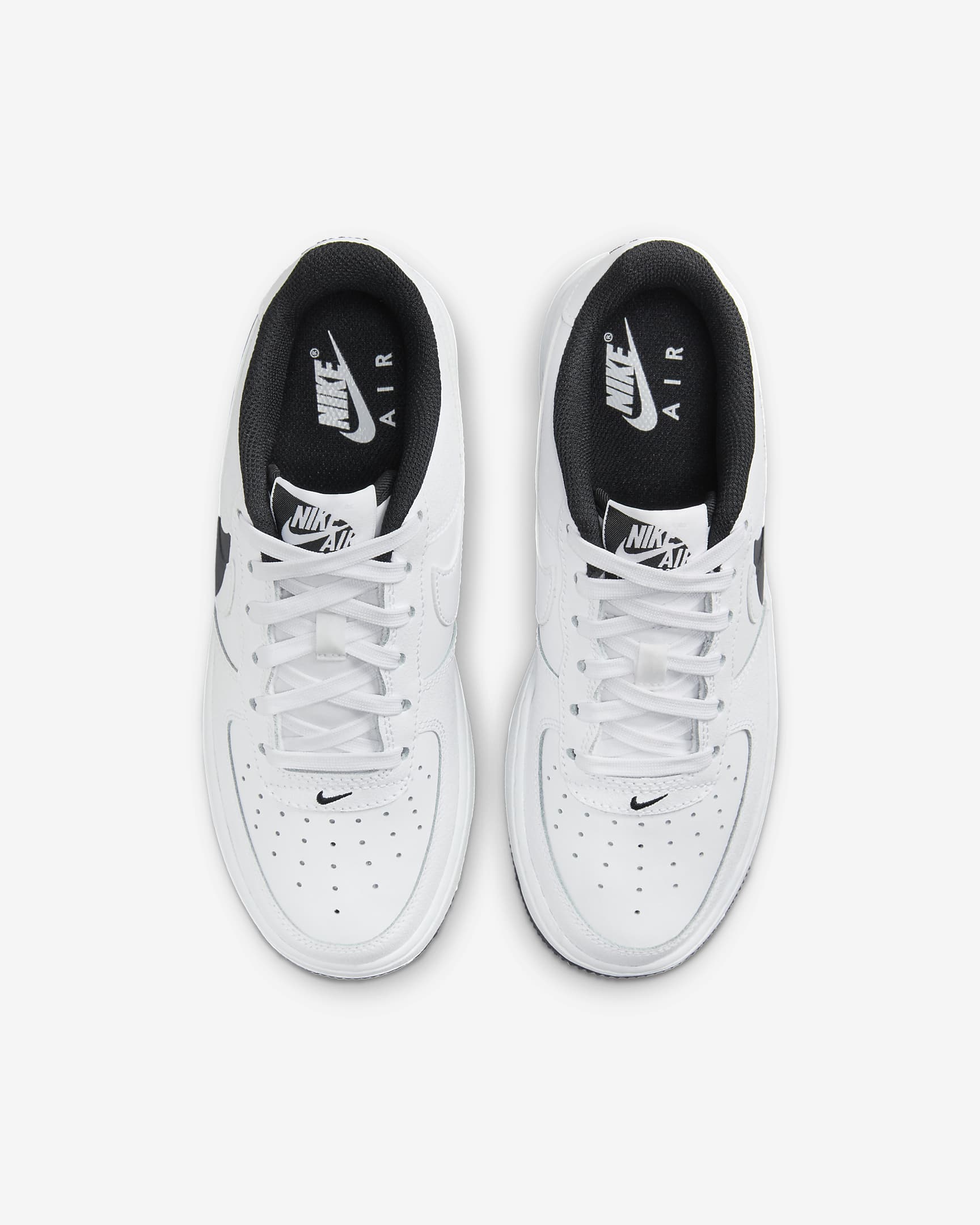 Tenis para niños grandes Nike Air Force 1 LV8 4 - Blanco/Negro/Blanco