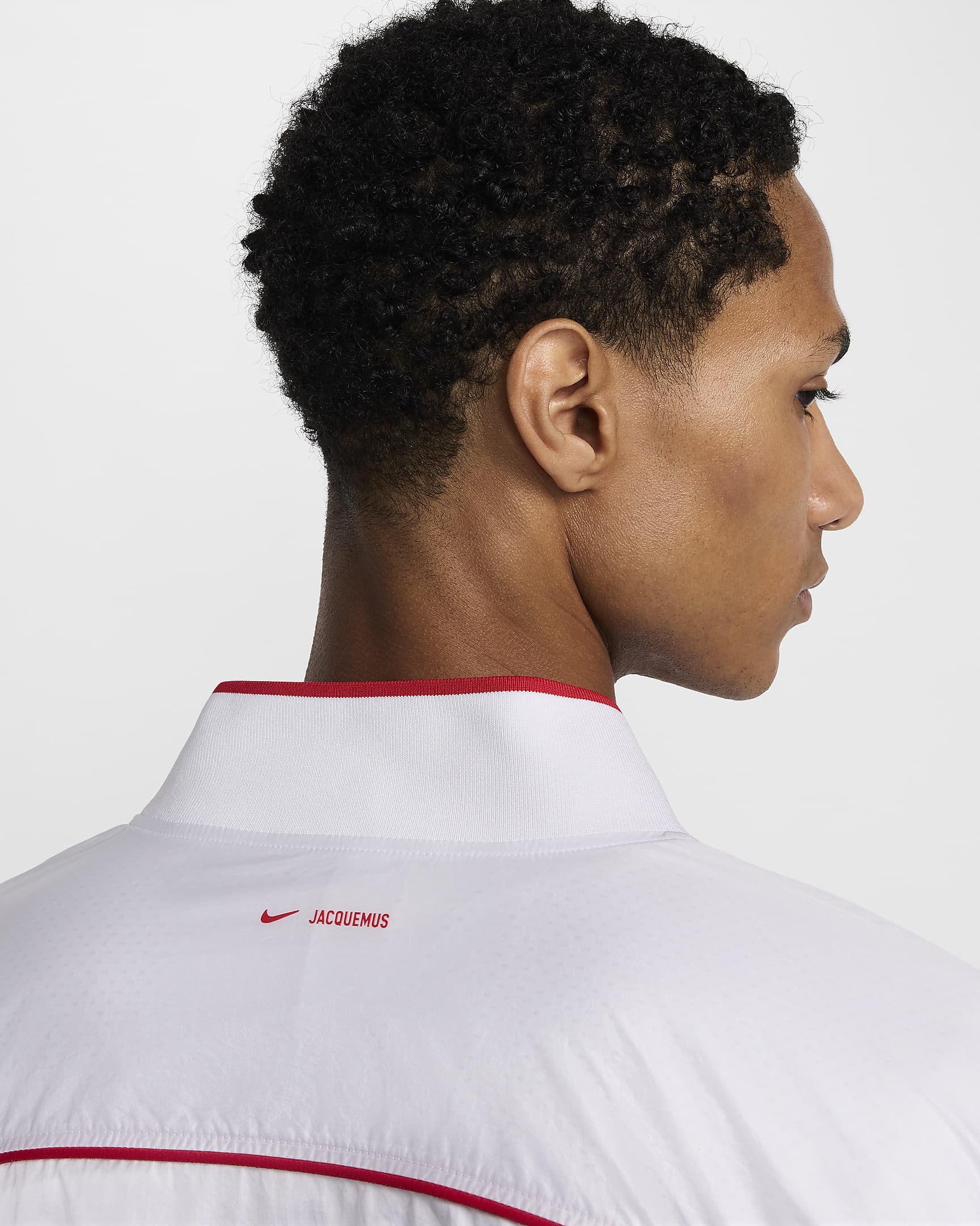 Nike x Jacquemus Chaqueta deportiva - Blanco/University Red