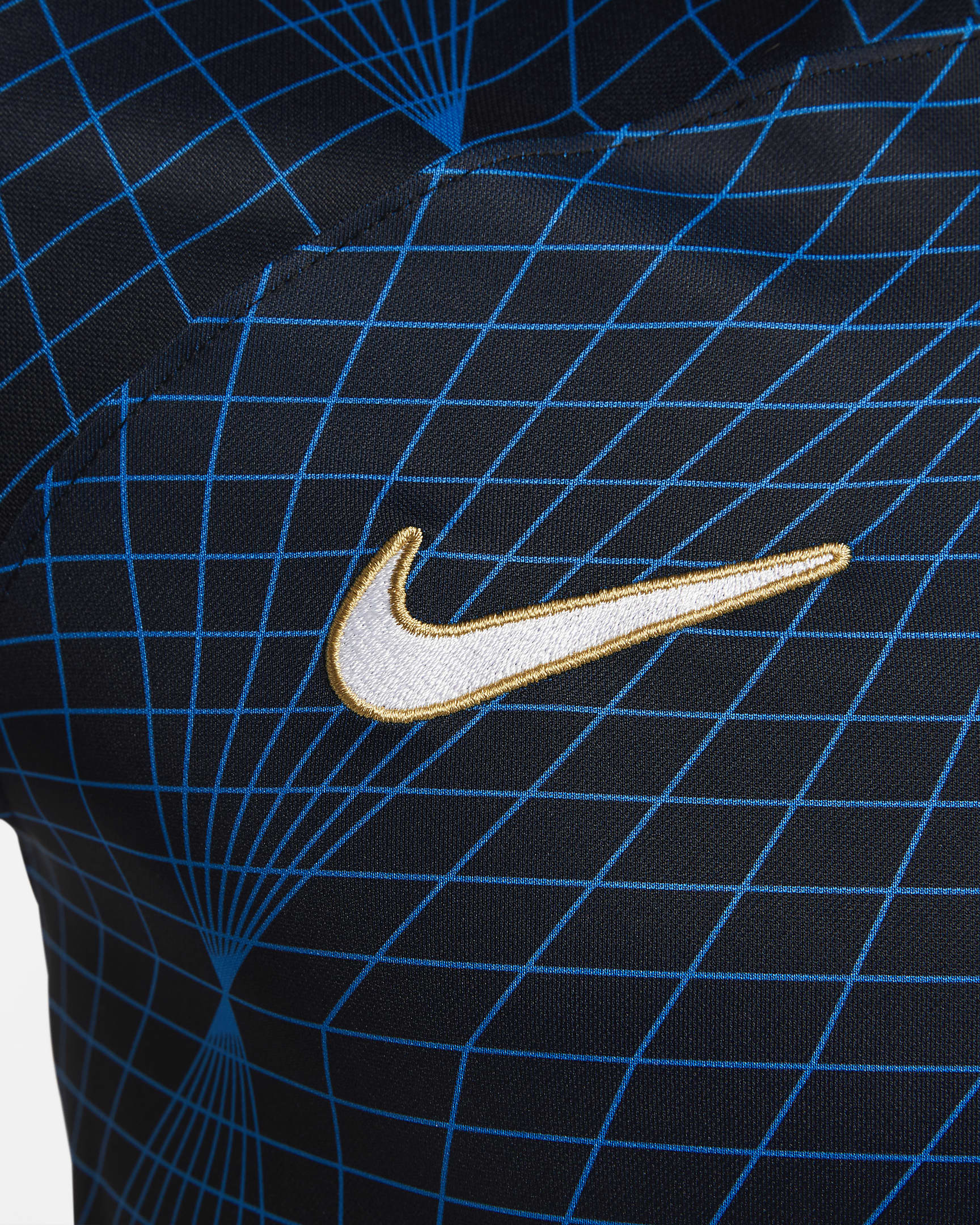 Chelsea FC 2023/24 Stadium 客場男款 Nike Dri-FIT 足球衣 - Soar/Club Gold/白色