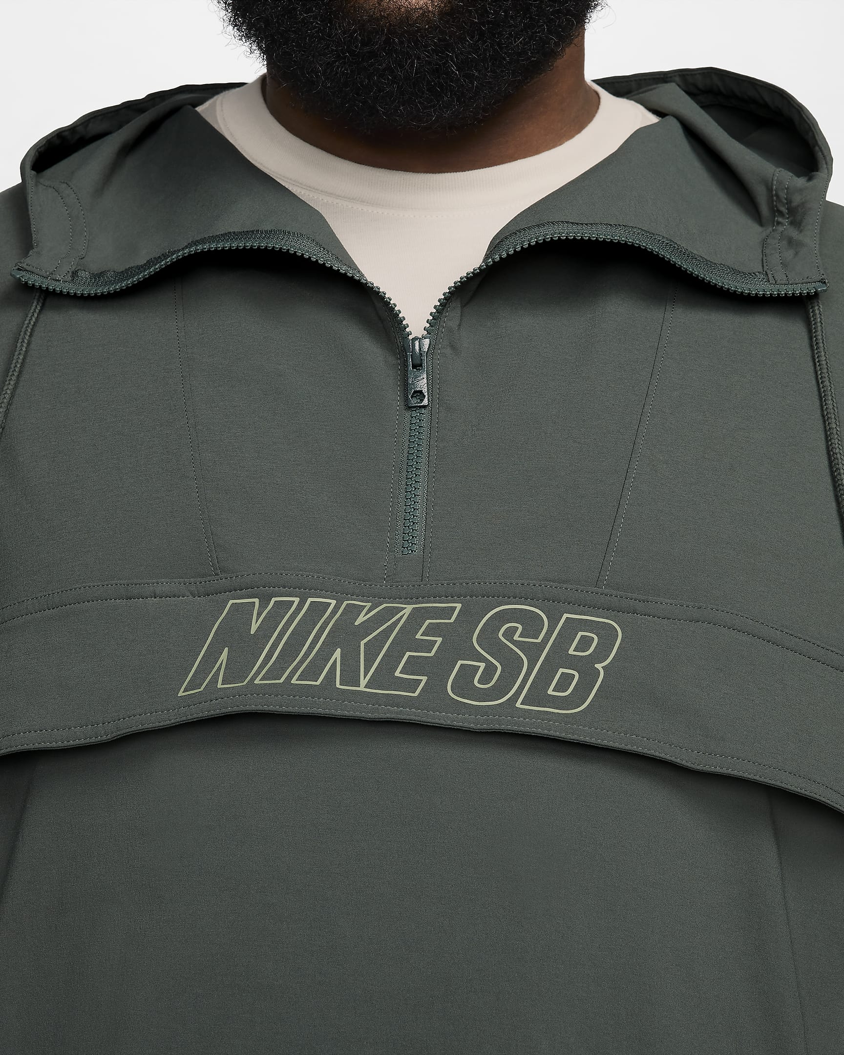 Veste anorak de skate Nike SB - Vintage Green/Oil Green