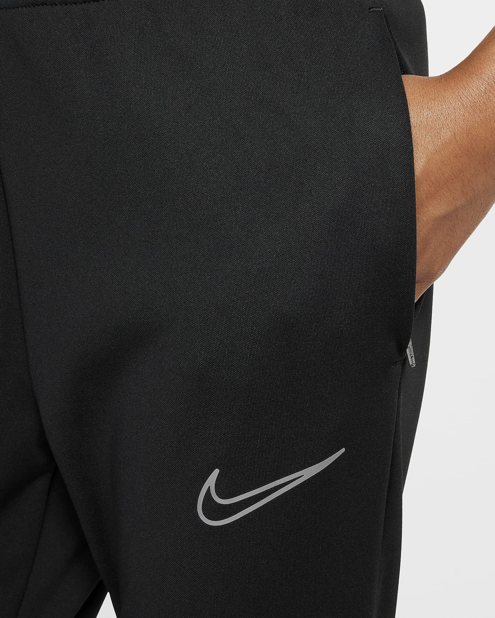 Pantalon de foot Nike Therma-FIT Academy pour ado - Noir/Volt