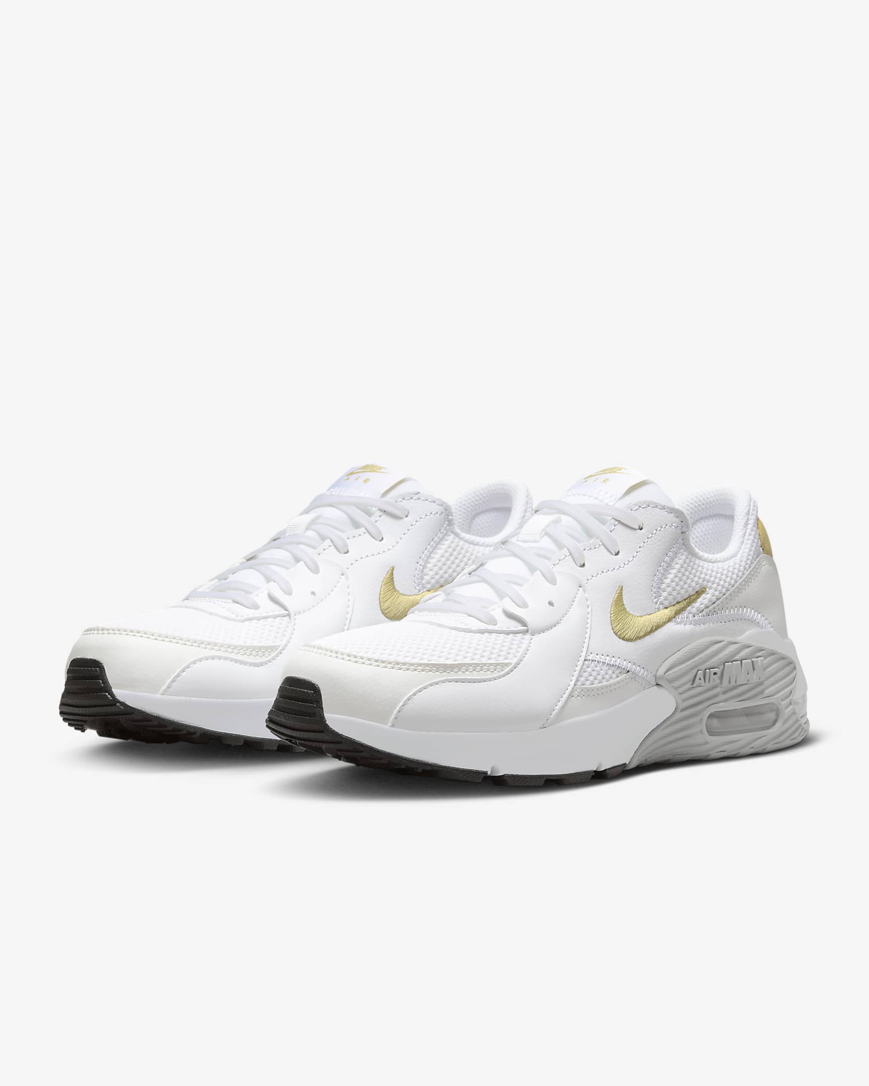 Tenis para mujer Nike Air Max Excee - Blanco/Blanco cumbre/Negro/Oro Saturno