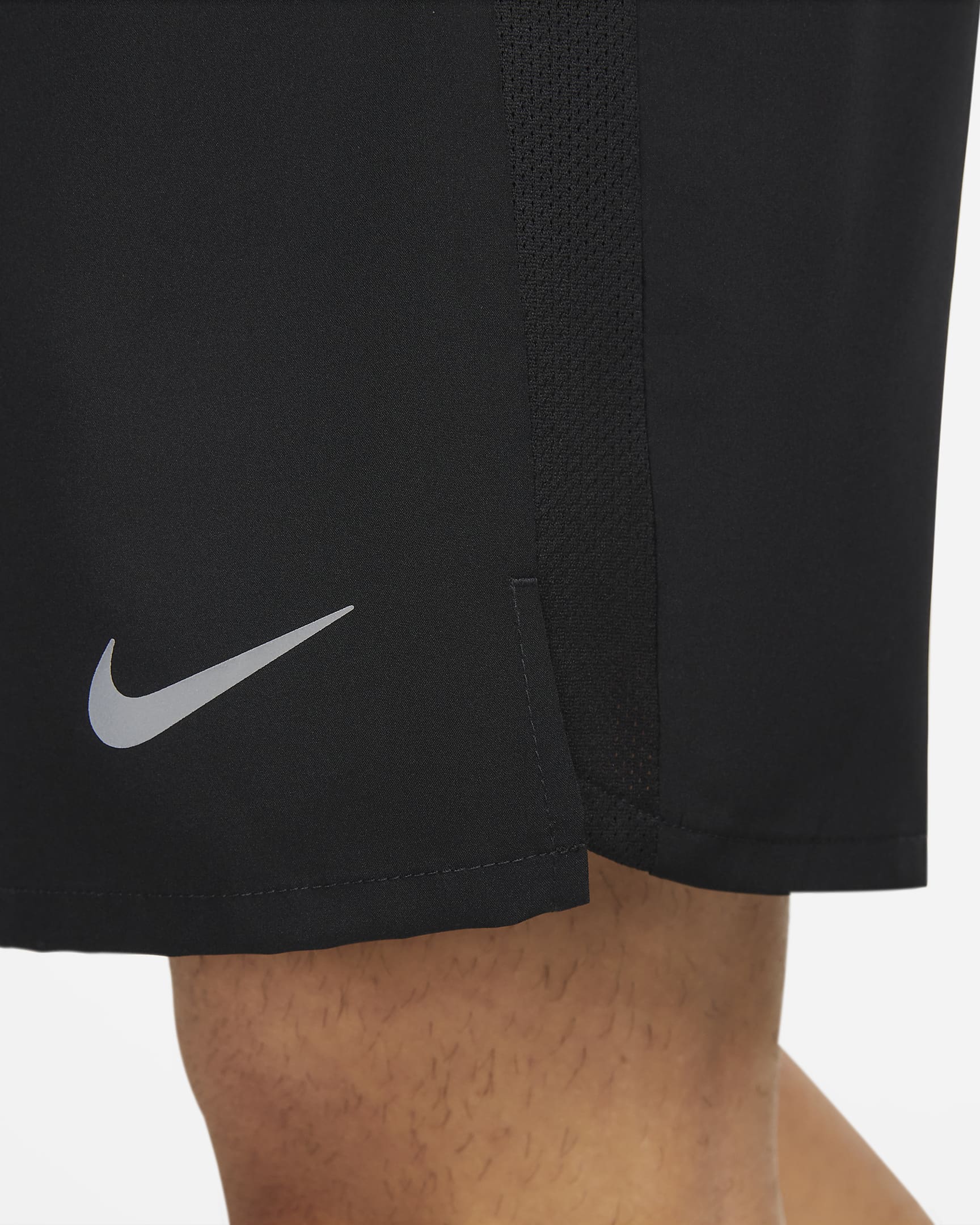 Nike Dri-FIT Challenger Men's 18cm (approx.) Unlined Versatile Shorts - Black/Black/Black