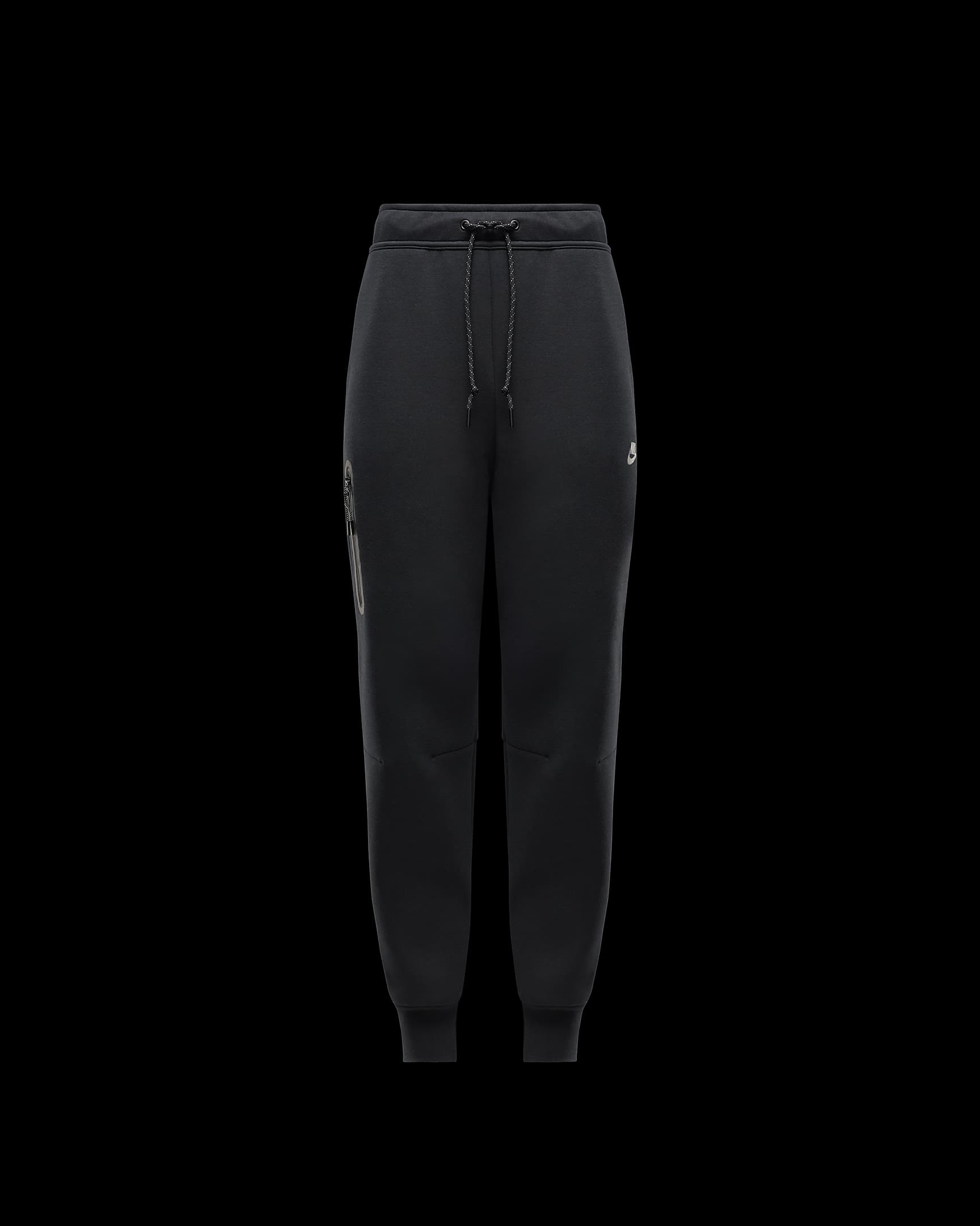 Nike Sportswear Tech Fleece Women's Mid-Rise Joggers - Black/Black