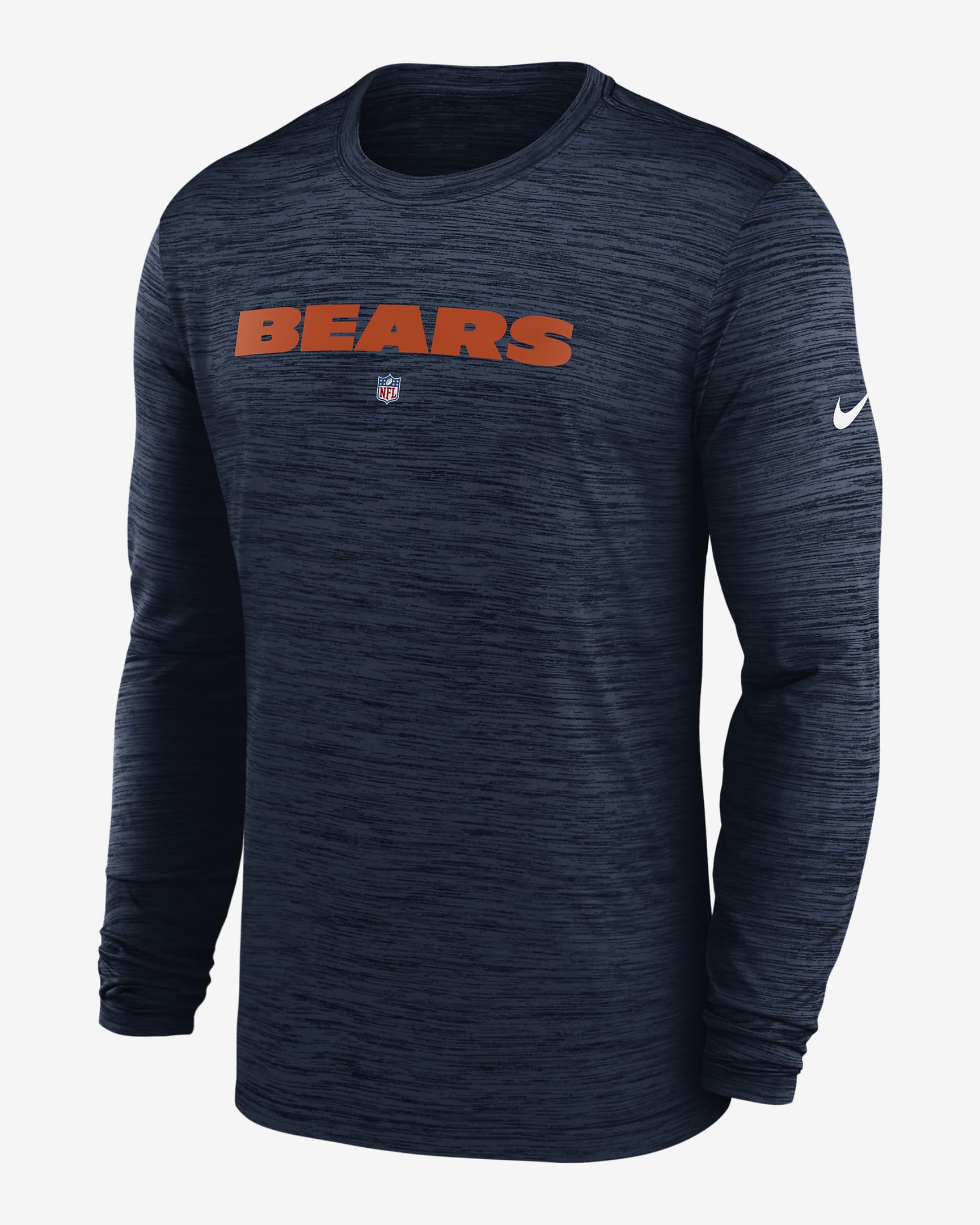 Nike Dri-FIT Sideline Velocity (NFL Chicago Bears) Men's Long-Sleeve T ...