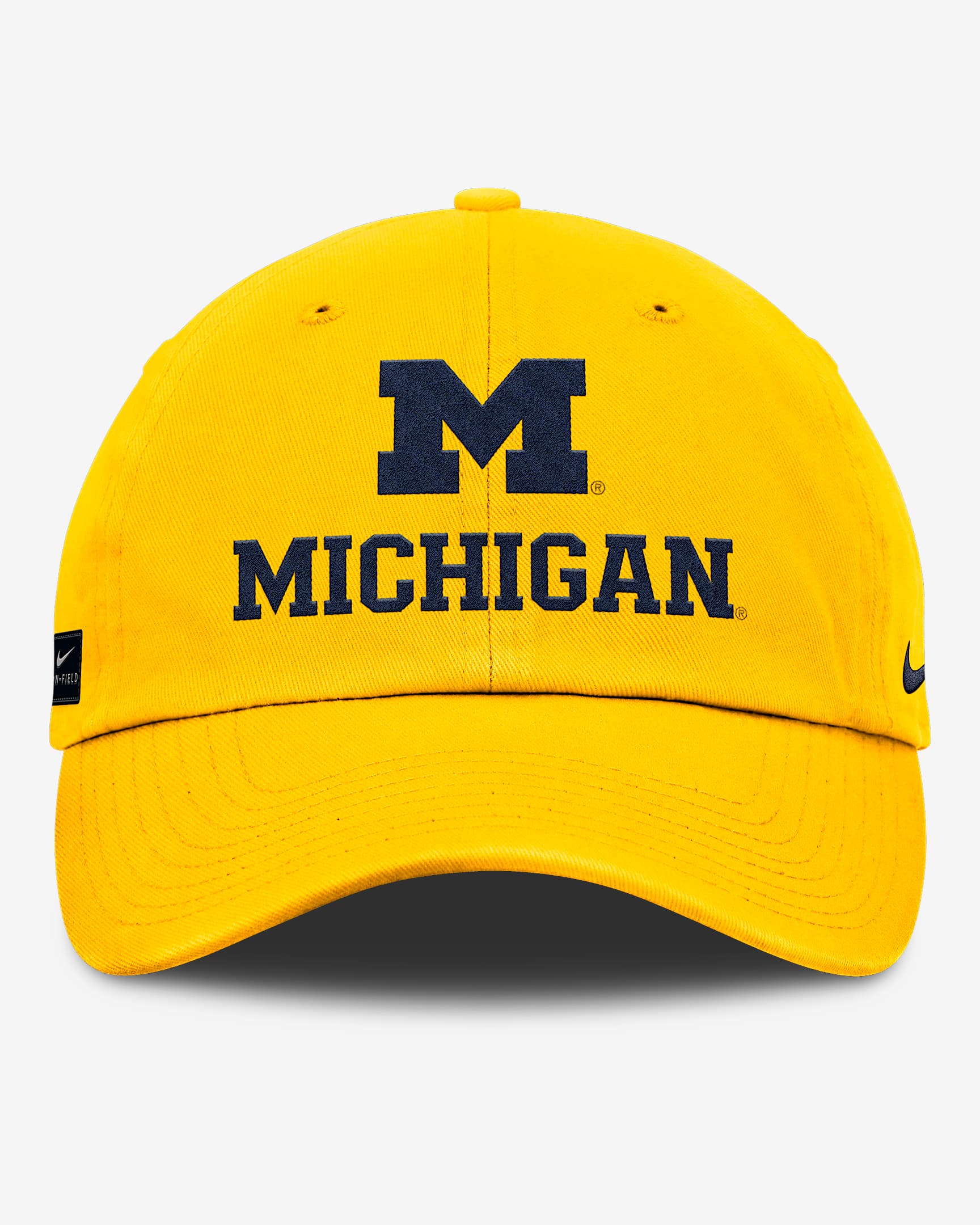 Michigan Sideline Club Gameday Men's Nike College Adjustable Hat - Gold