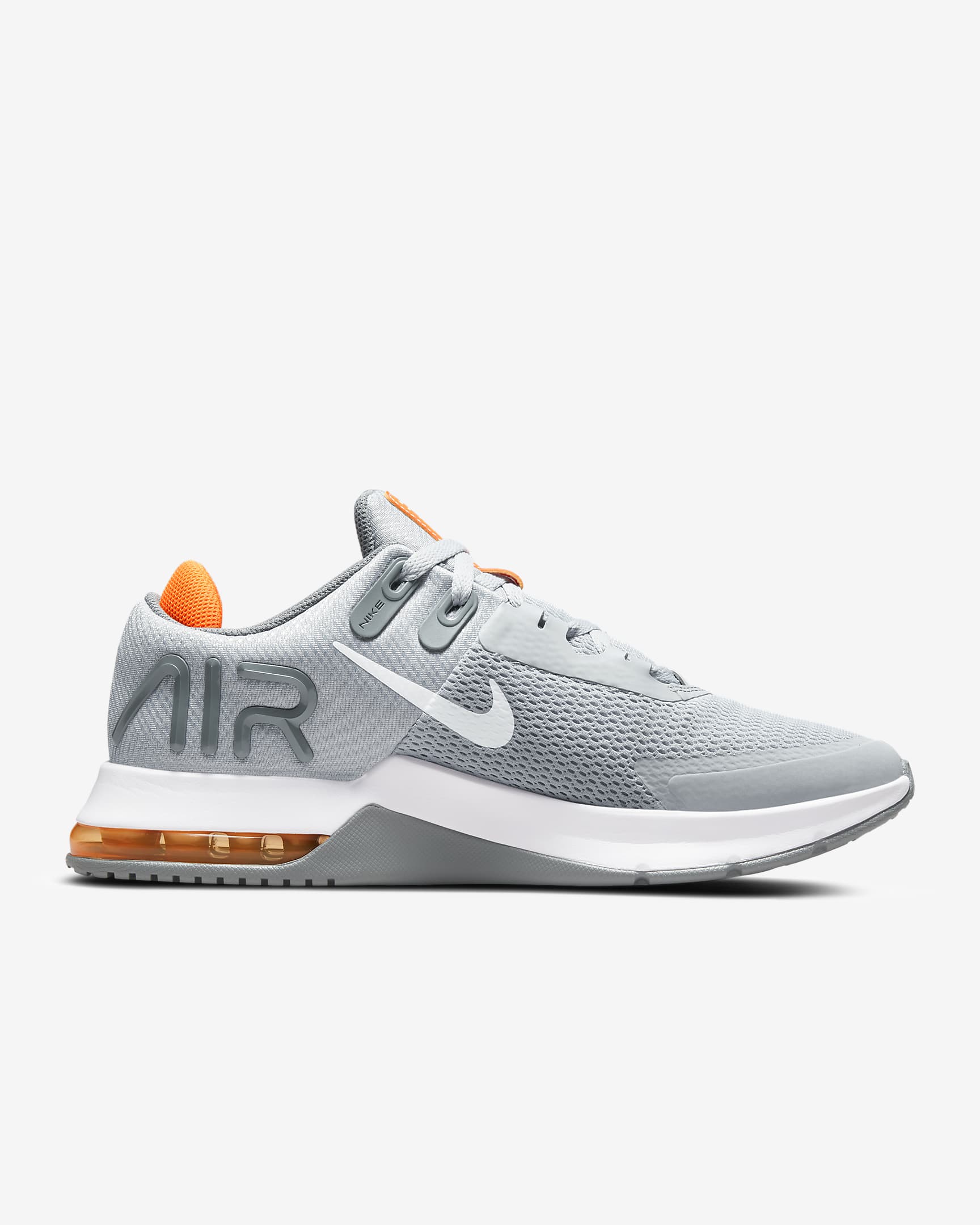 Nike Air Max Alpha Trainer 4 Men's Workout Shoes - Wolf Grey/Cool Grey/Total Orange/White