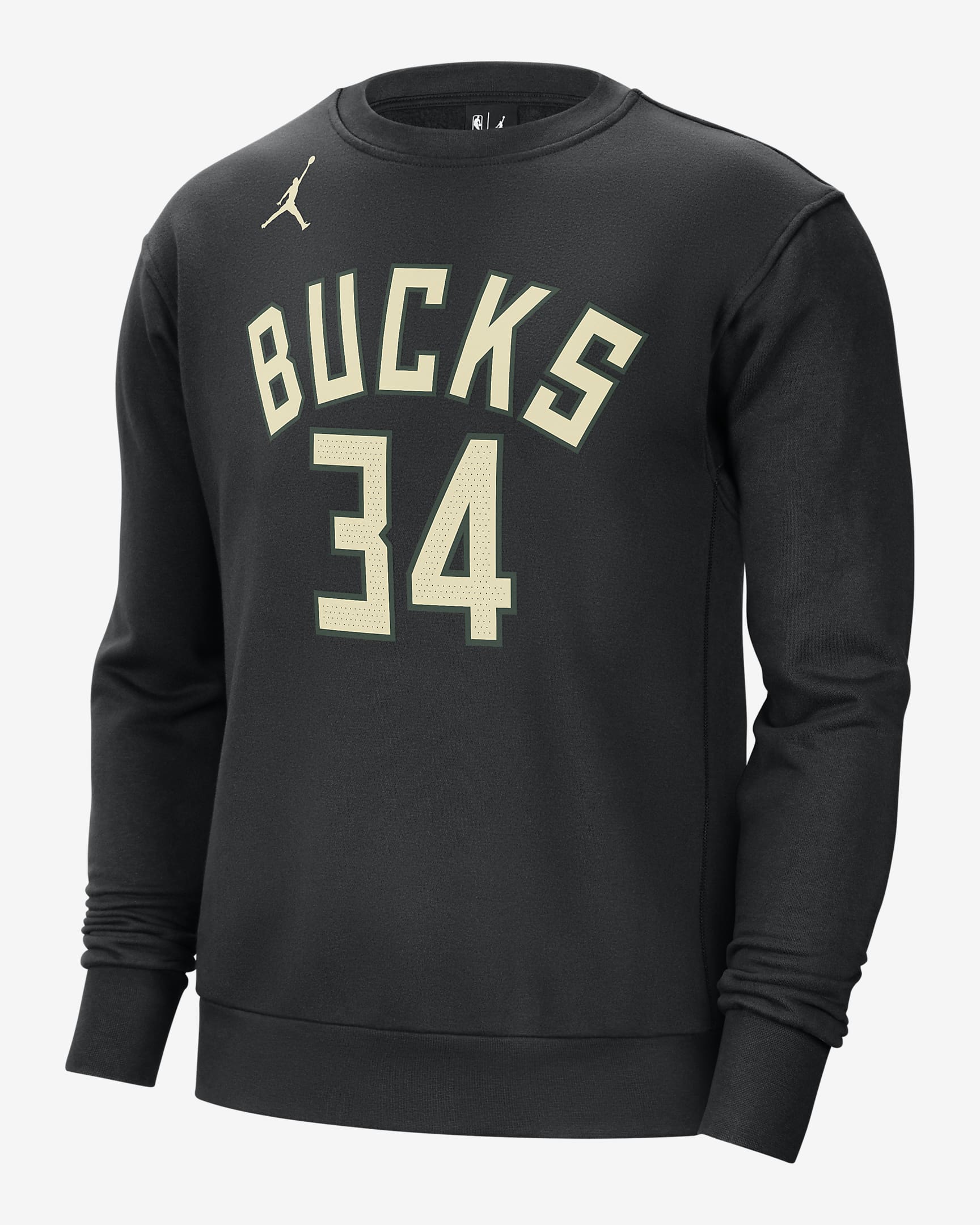 Milwaukee Bucks Courtside Statement Edition Mens Jordan Nba Fleece