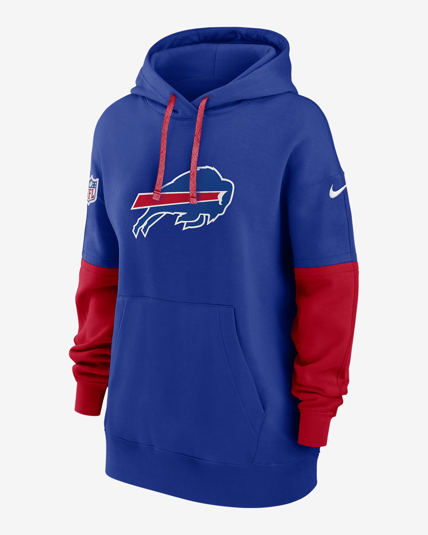 Buffalo Bills Sideline Essential Women's Nike NFL Pullover Hoodie - Royal