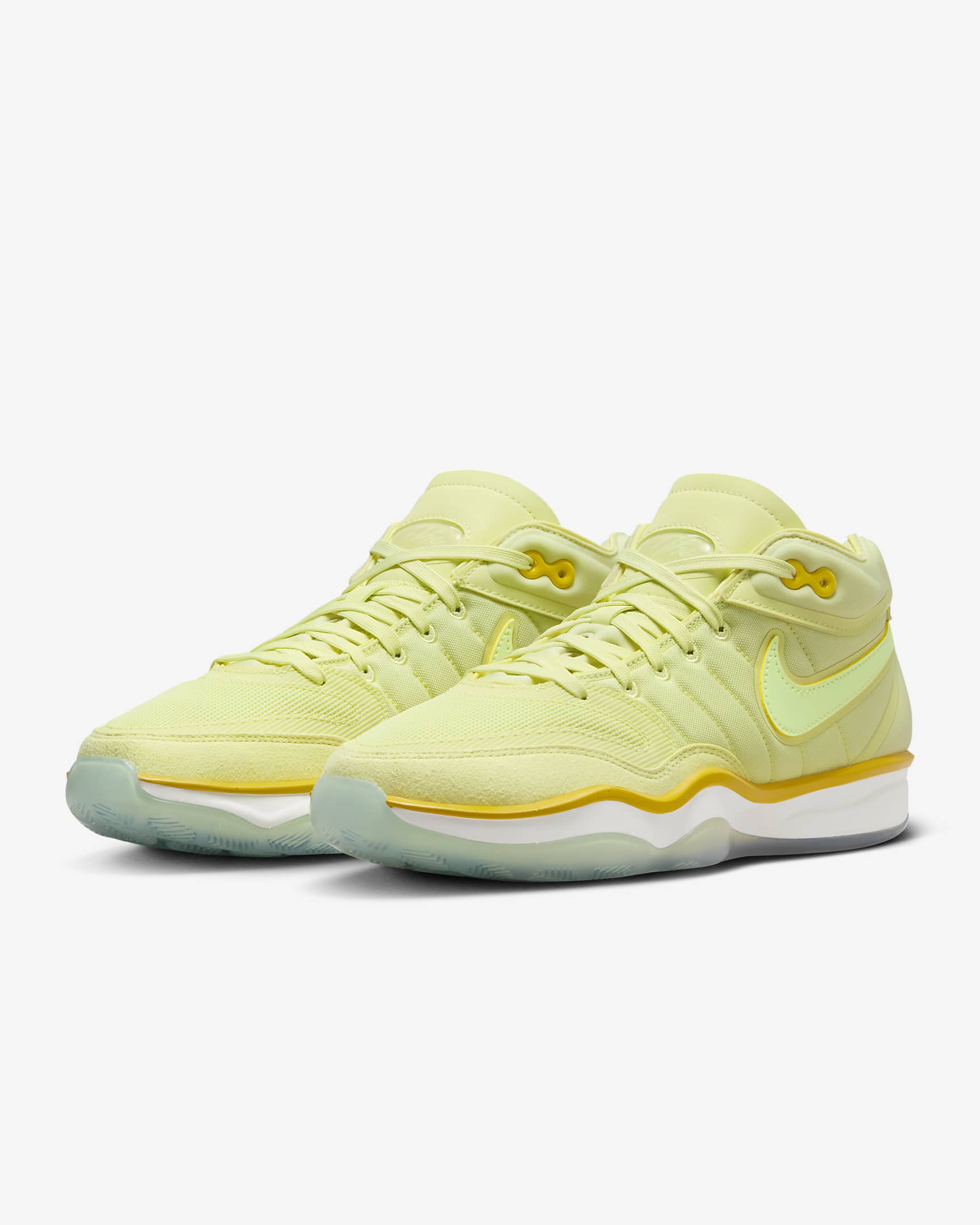 Nike G.T. Hustle 2 Basketball Shoes - Luminous Green/Vivid Sulphur/Sail/Barely Volt