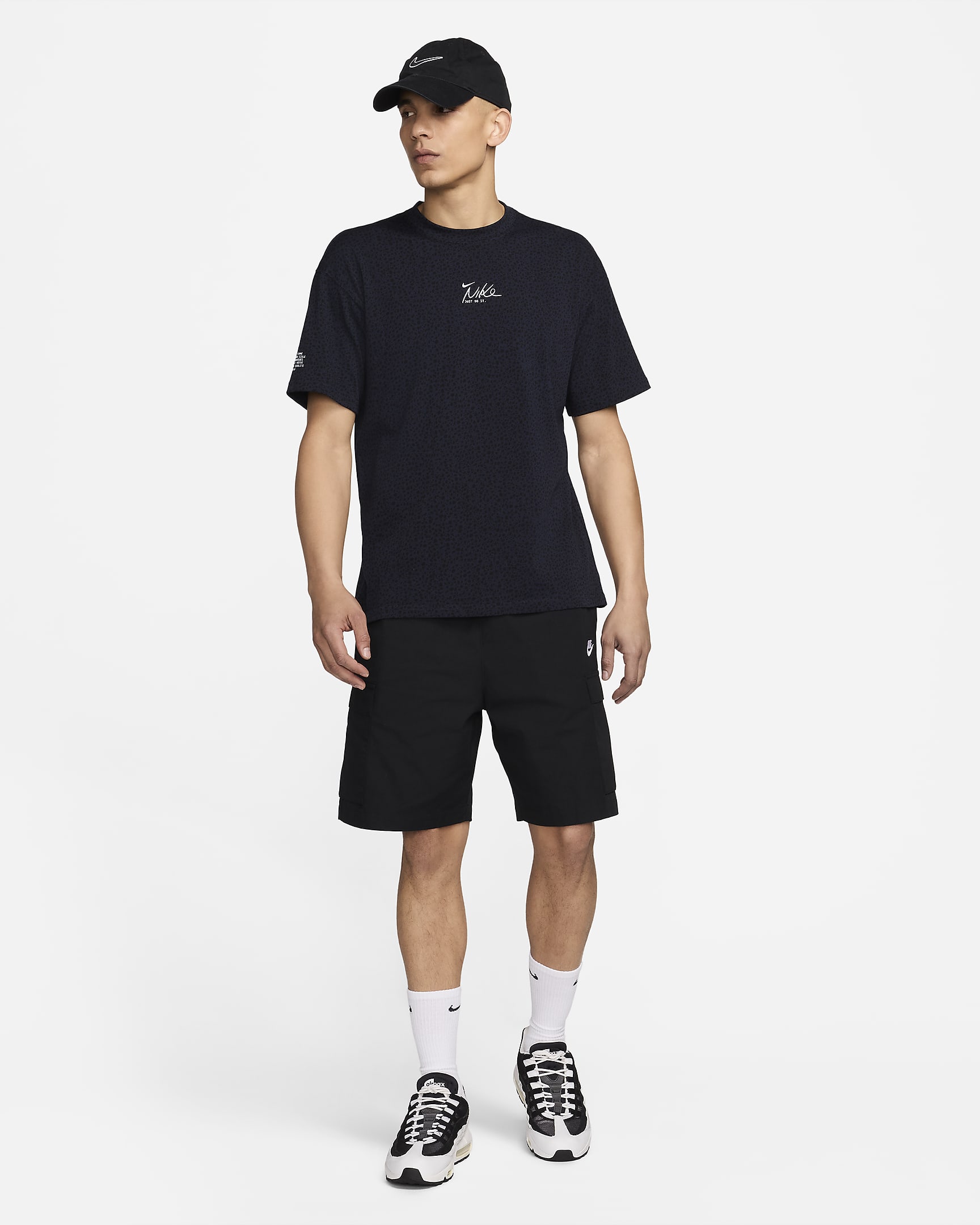 Nike Sportswear Electric Men's Max90 T-Shirt - Dark Obsidian