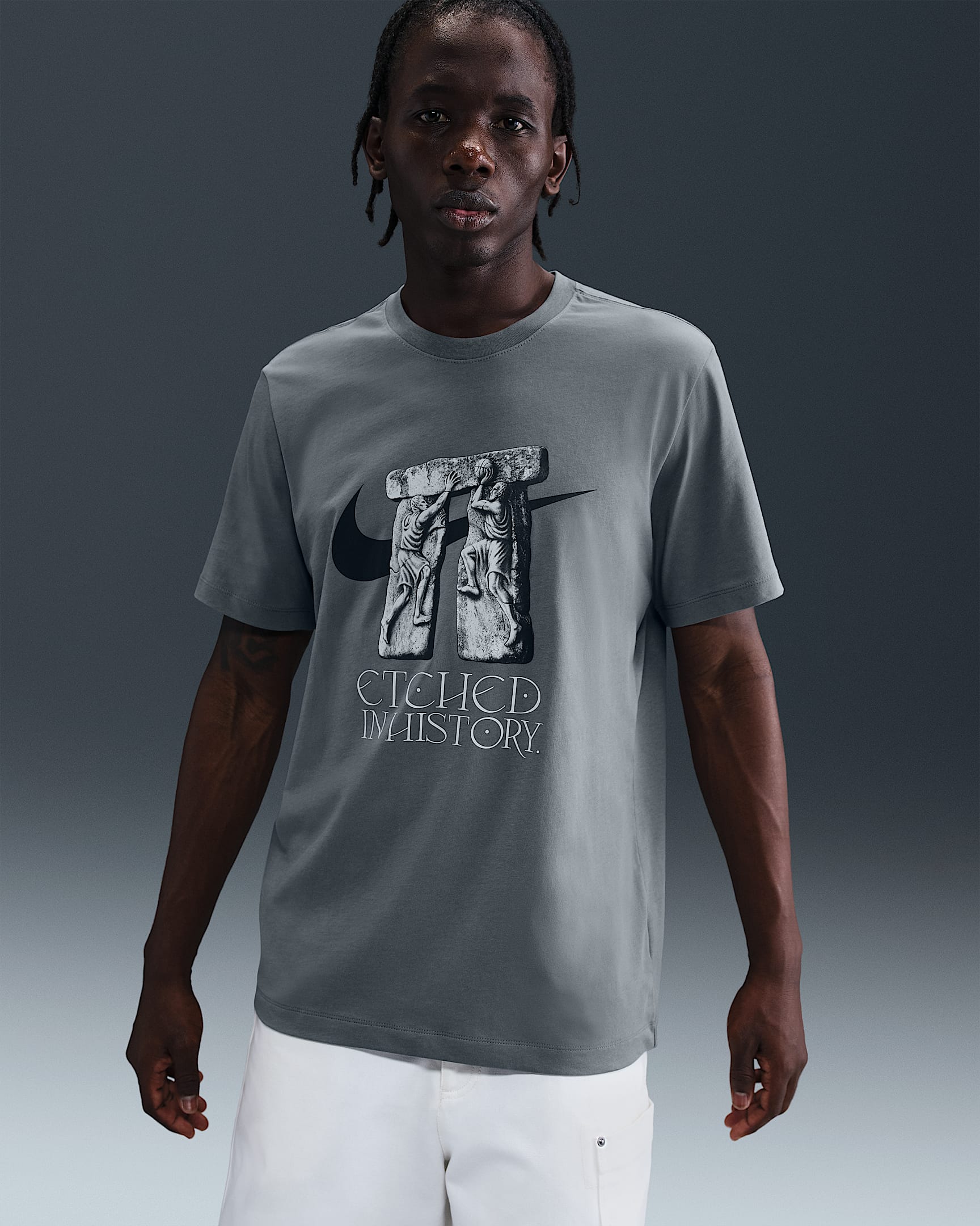 Playera para hombre Nike - Gris humo