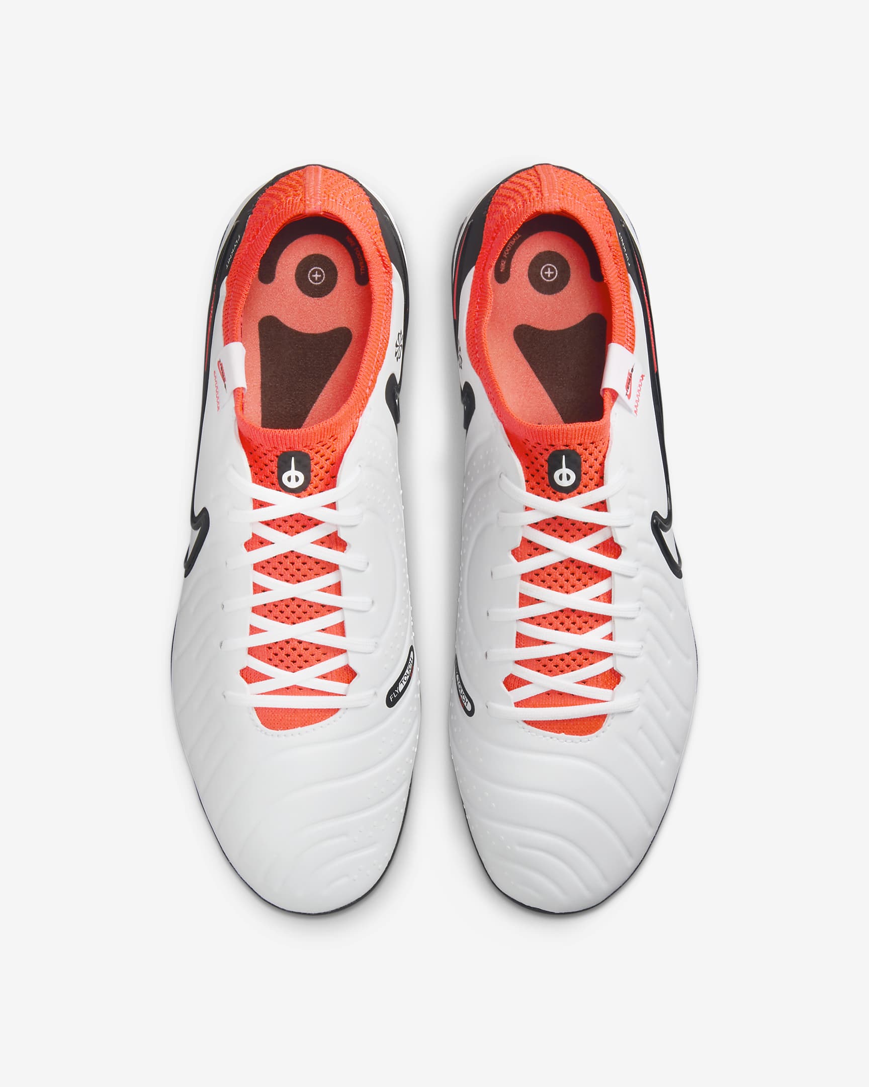 Nike Tiempo Legend 10 Elite Artificial-Grass Soccer Cleats - White/Bright Crimson/Black