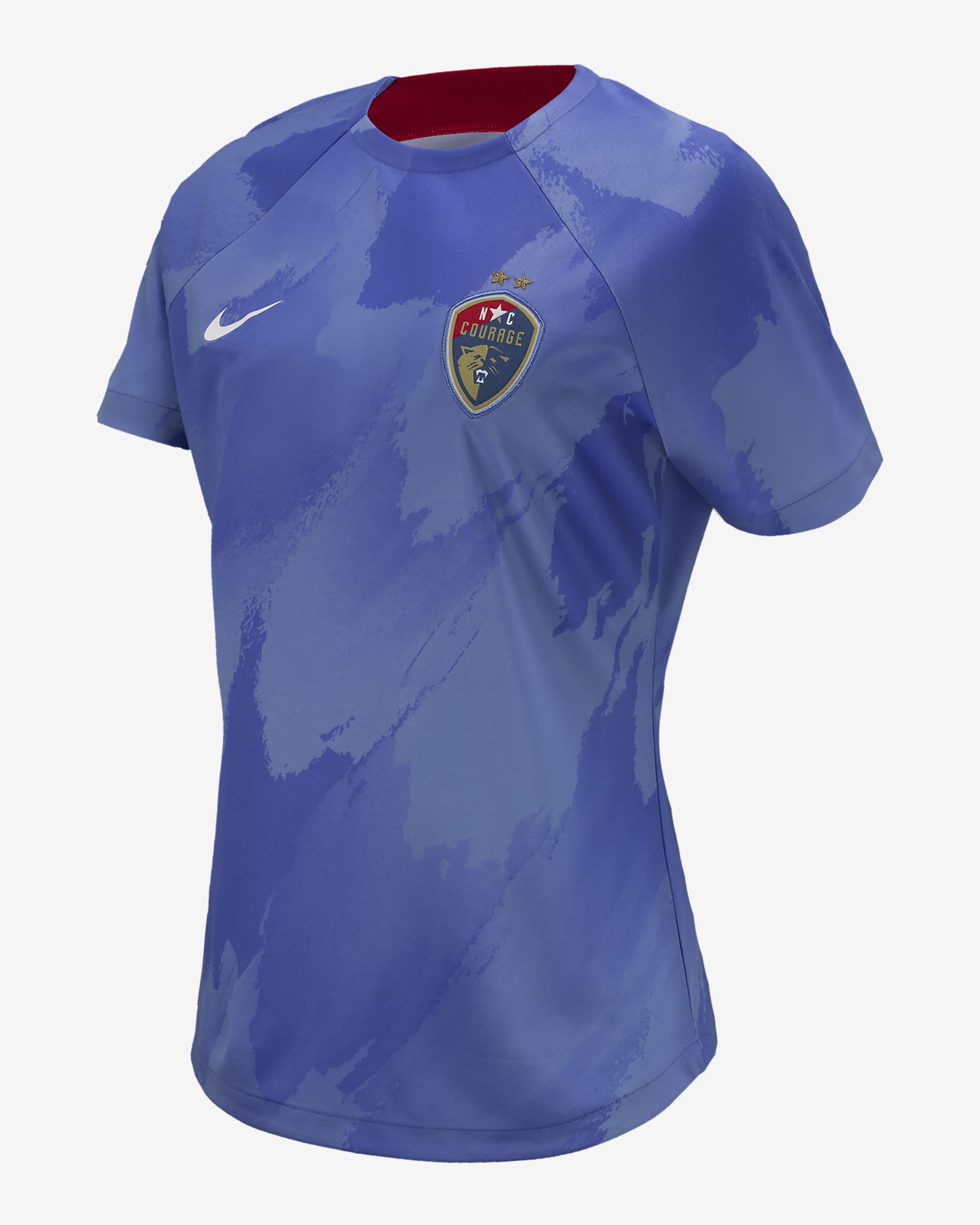 North Carolina Courage Women's Nike NWSL Pre-Match Top - Blue Joy