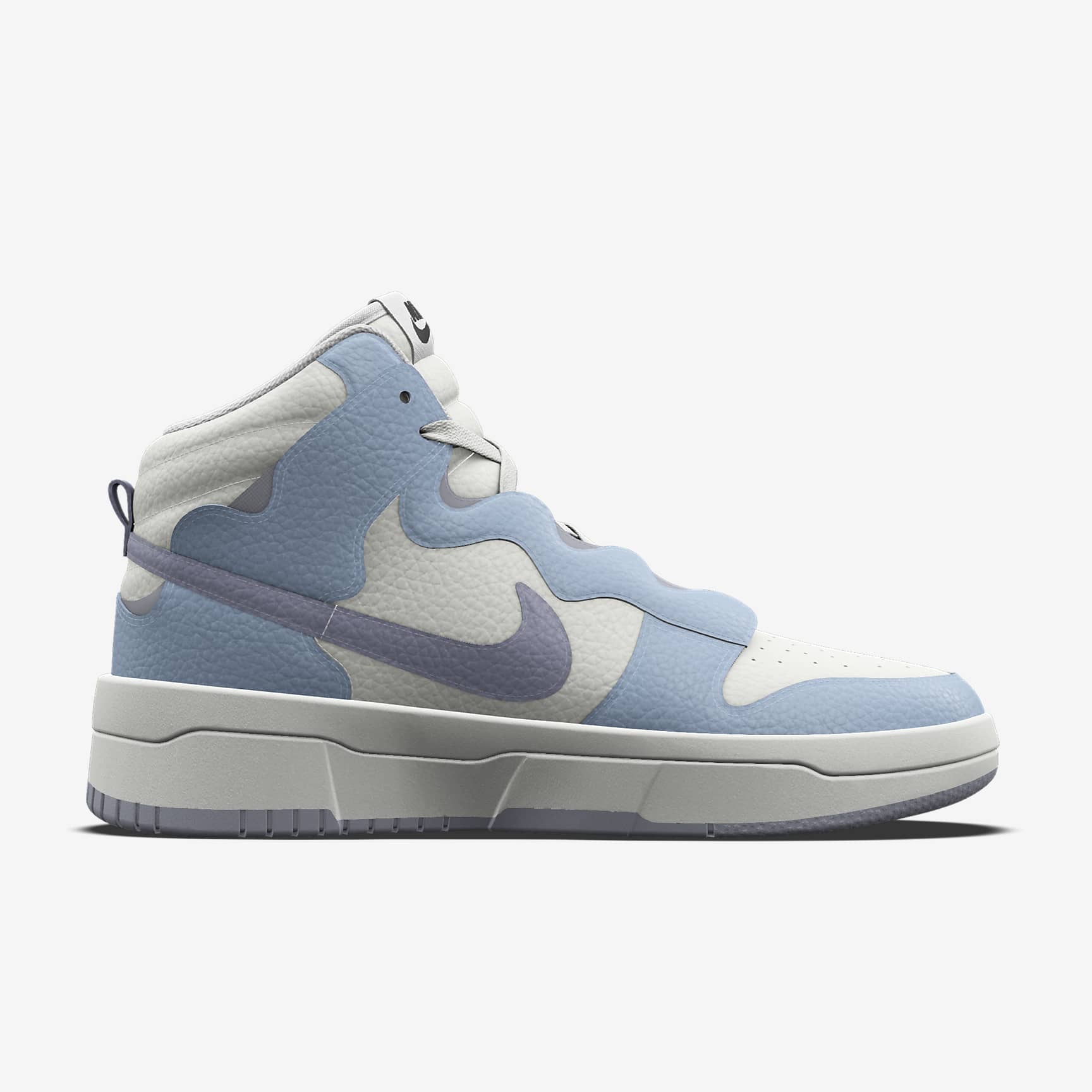 Nike Dunk High Warped Unlocked By You Custom Women's Shoes. Nike ID