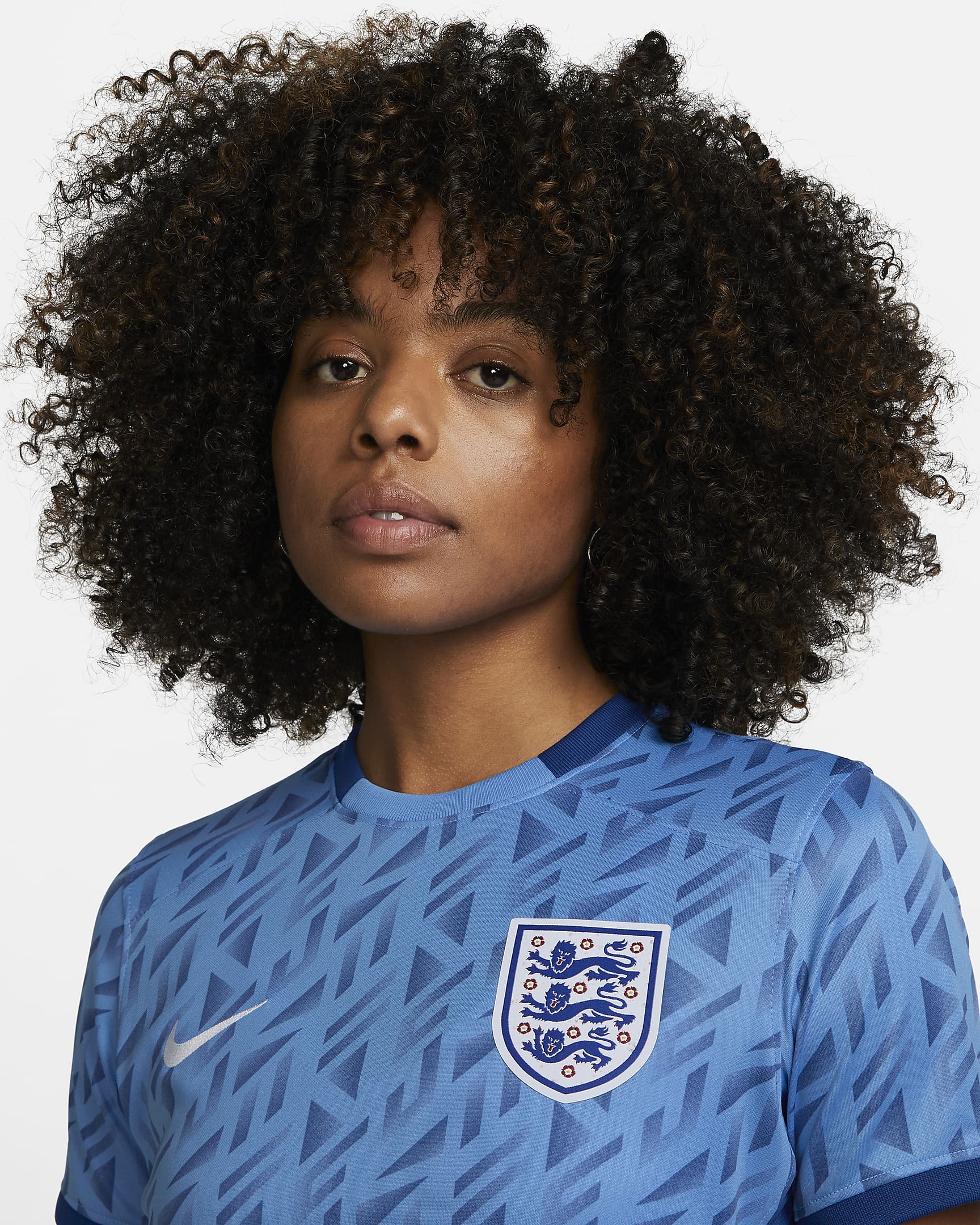 England 2023 Stadium Away Women's Nike Dri-FIT Football Shirt - Coast/Gym Blue/White