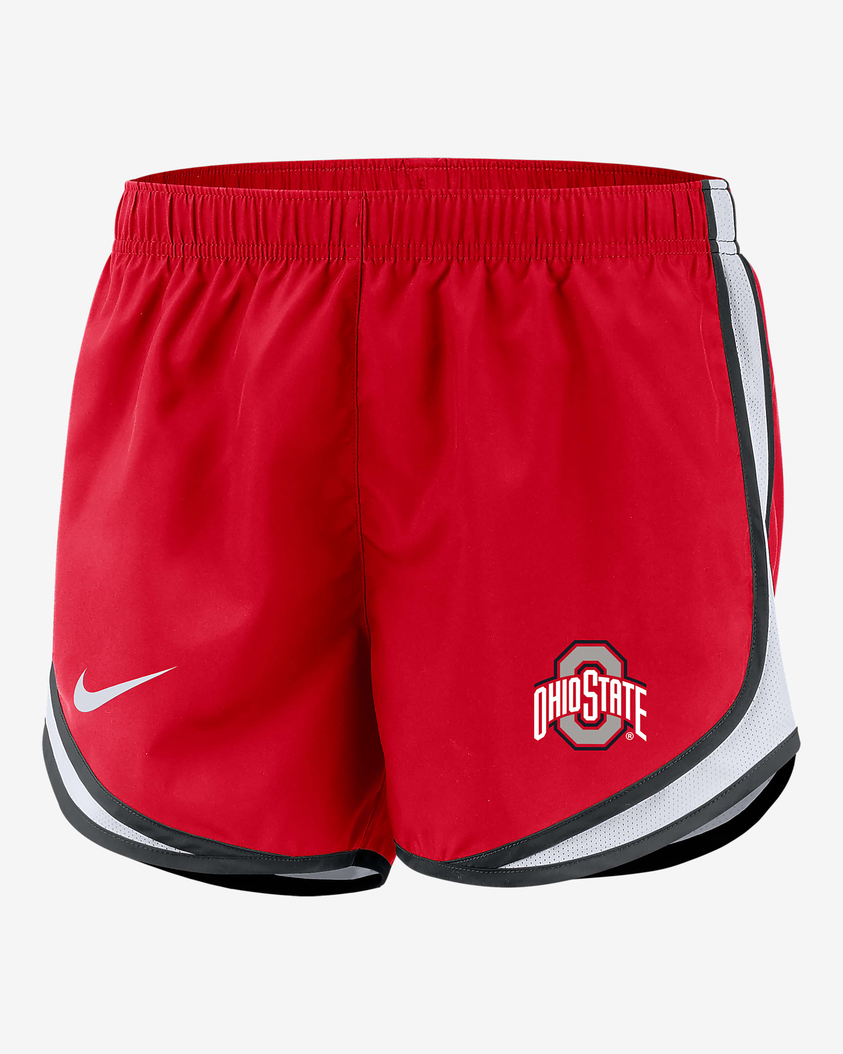Nike College DriFIT Tempo (Ohio State) Women's Running Shorts.