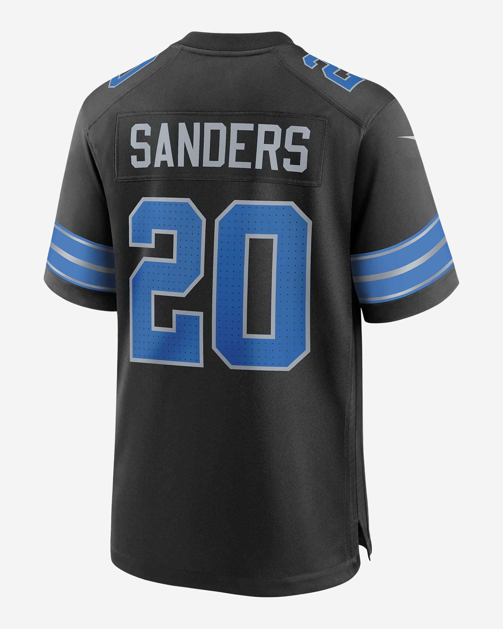 Barry Sanders Detroit Lions Men's Nike NFL Game Football Jersey.