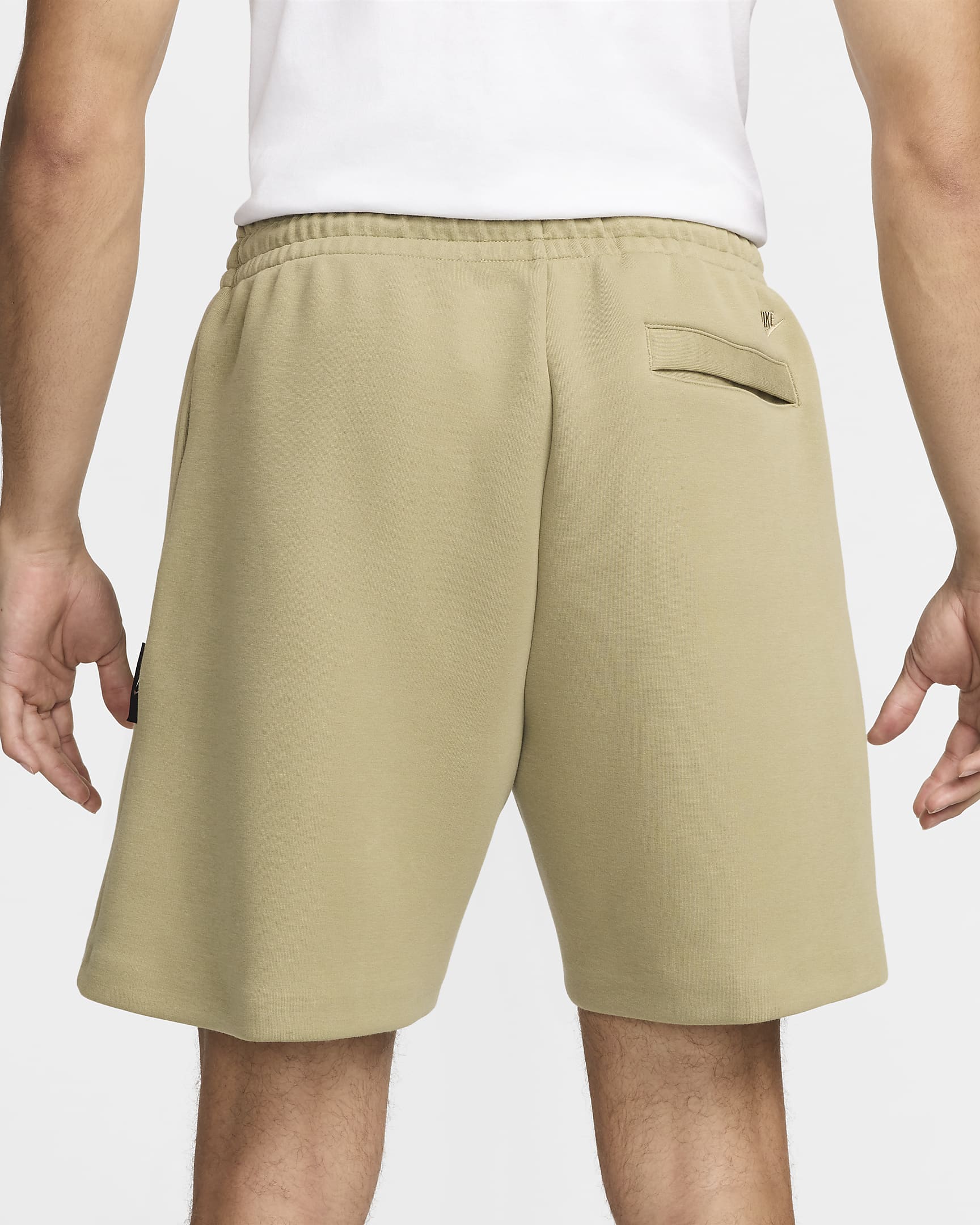 Nike Tech Men's Fleece Shorts - Neutral Olive/Neutral Olive