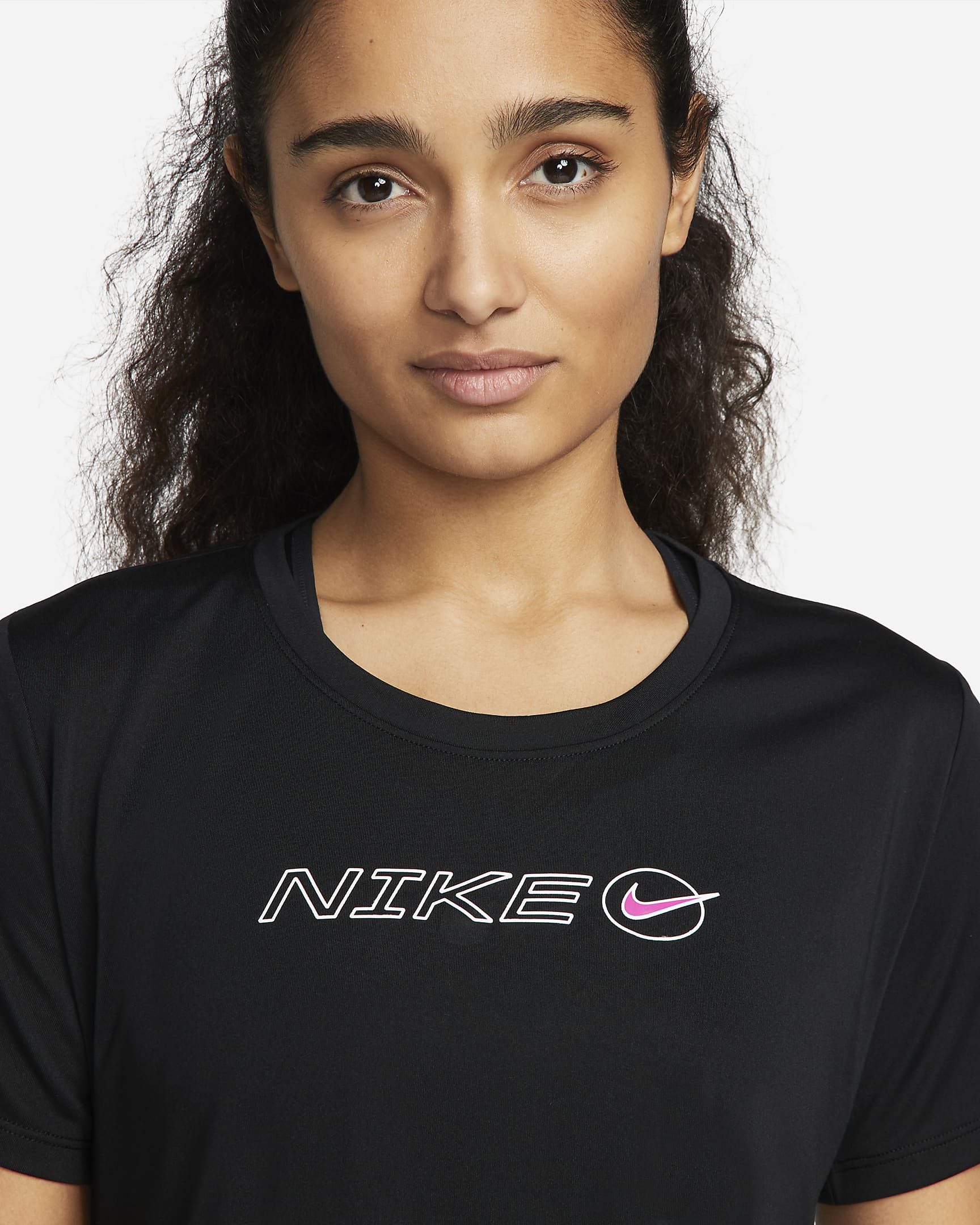 Nike Dri-FIT One Icon Clash Women's Cropped Training Top. Nike IL