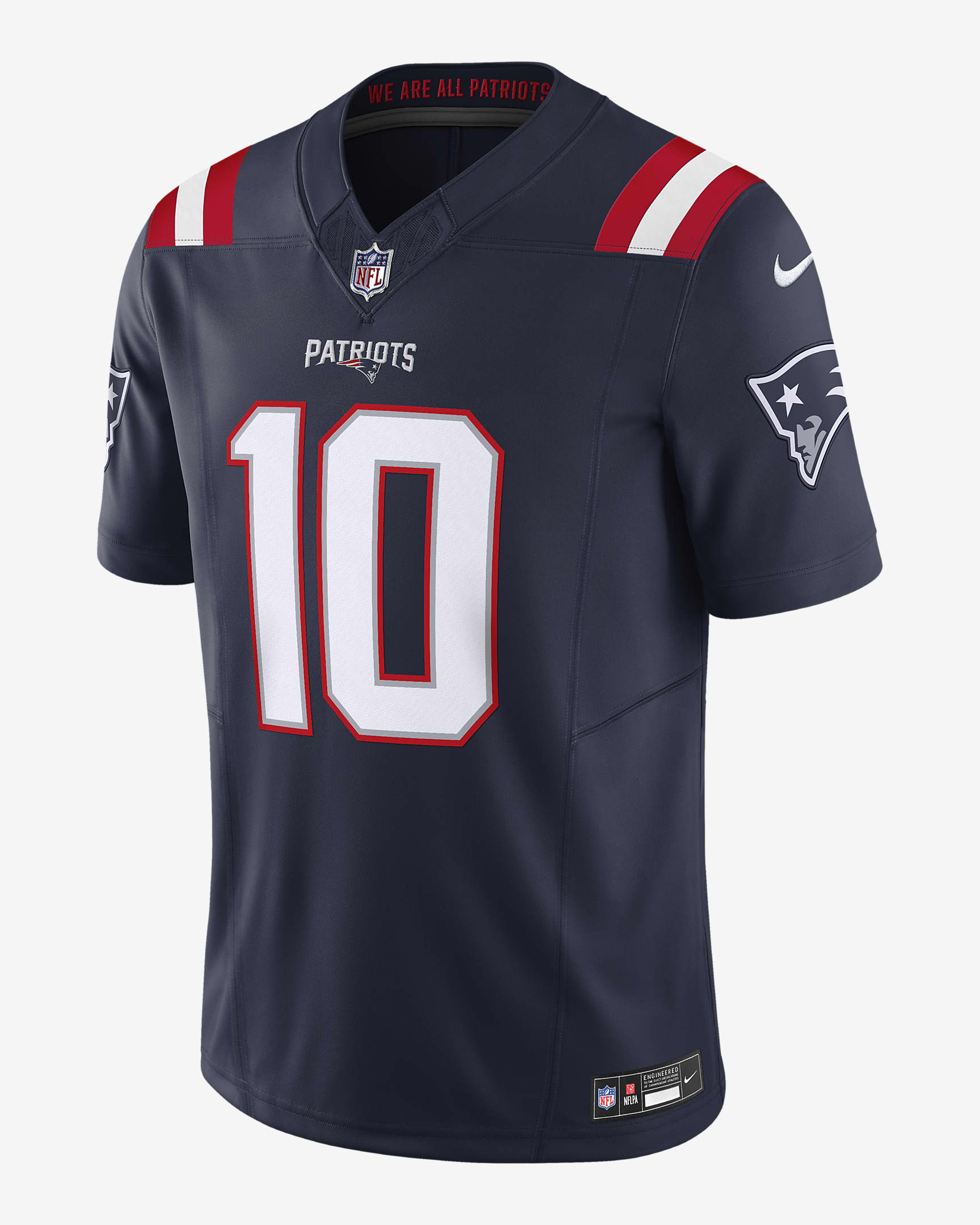 Mac Jones New England Patriots Men's Nike Dri-FIT NFL Limited Football ...