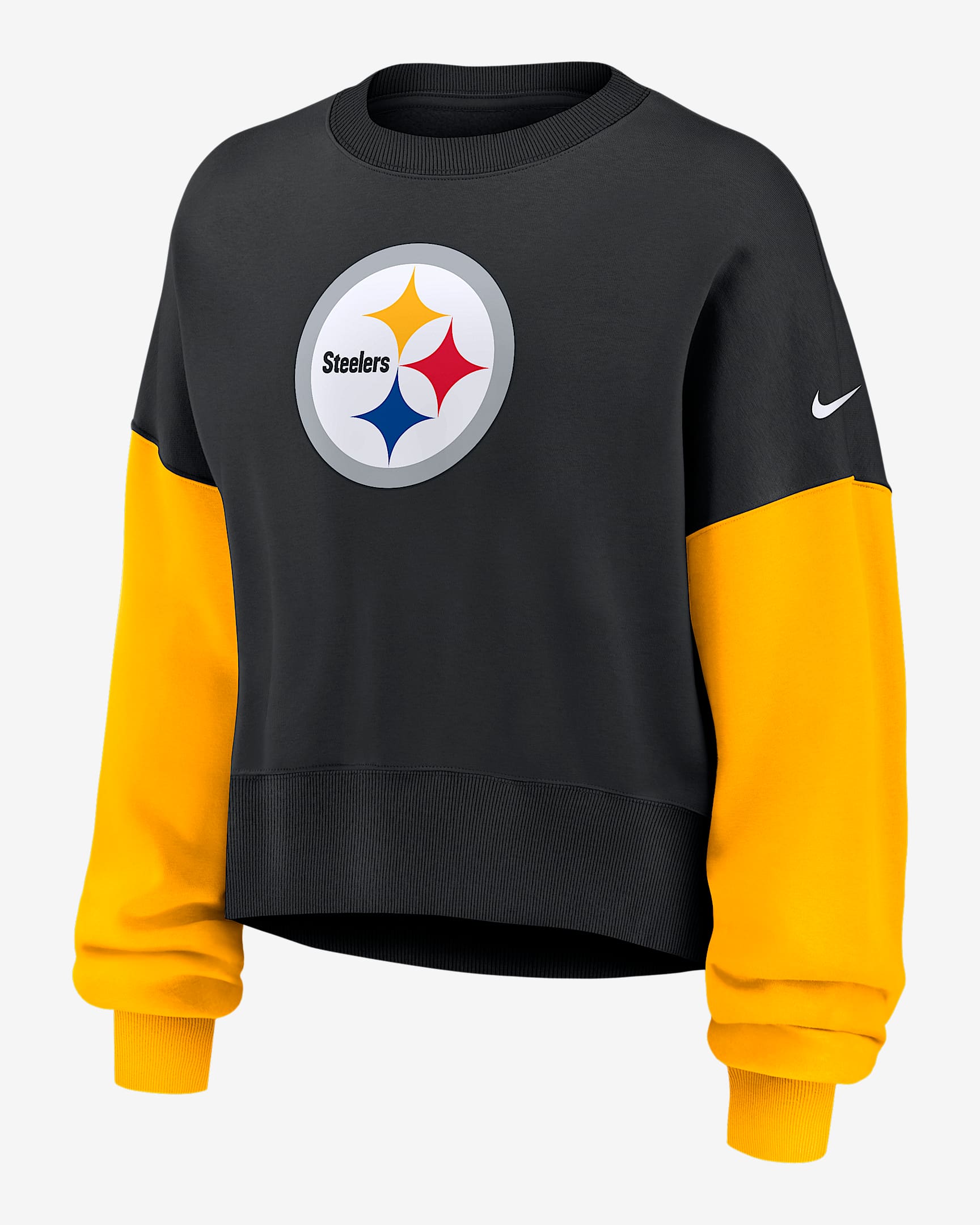 Pittsburgh Steelers Women's Nike NFL Pullover Crew - Black