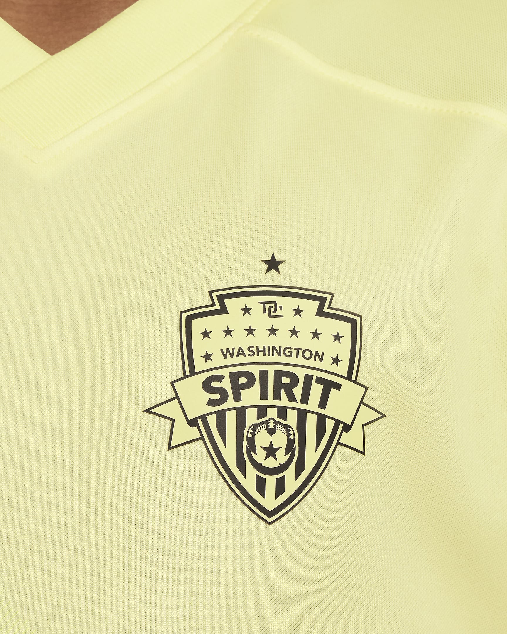 Washington Spirit 2024 Stadium Secondary Big Kids' Nike Dri-FIT NWSL Replica Jersey - Light Zitron