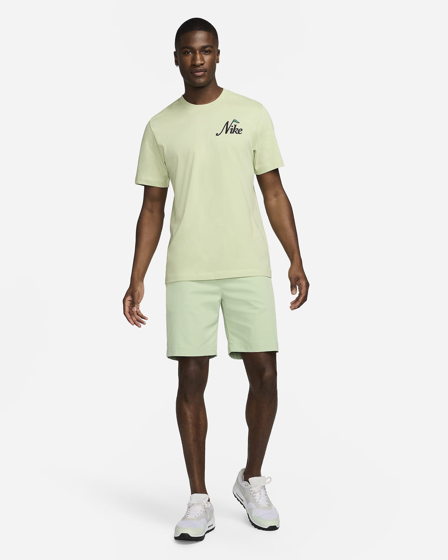 Nike férfi golfpóló - Olive Aura