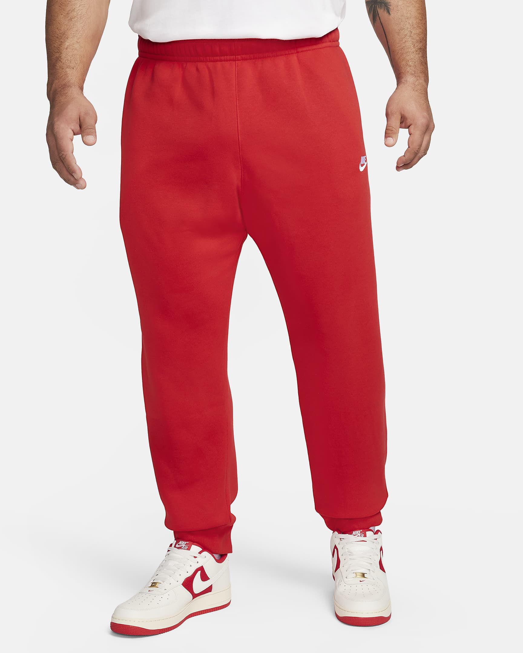 Nike Sportswear Club Fleece-joggers - University Red/University Red/hvid