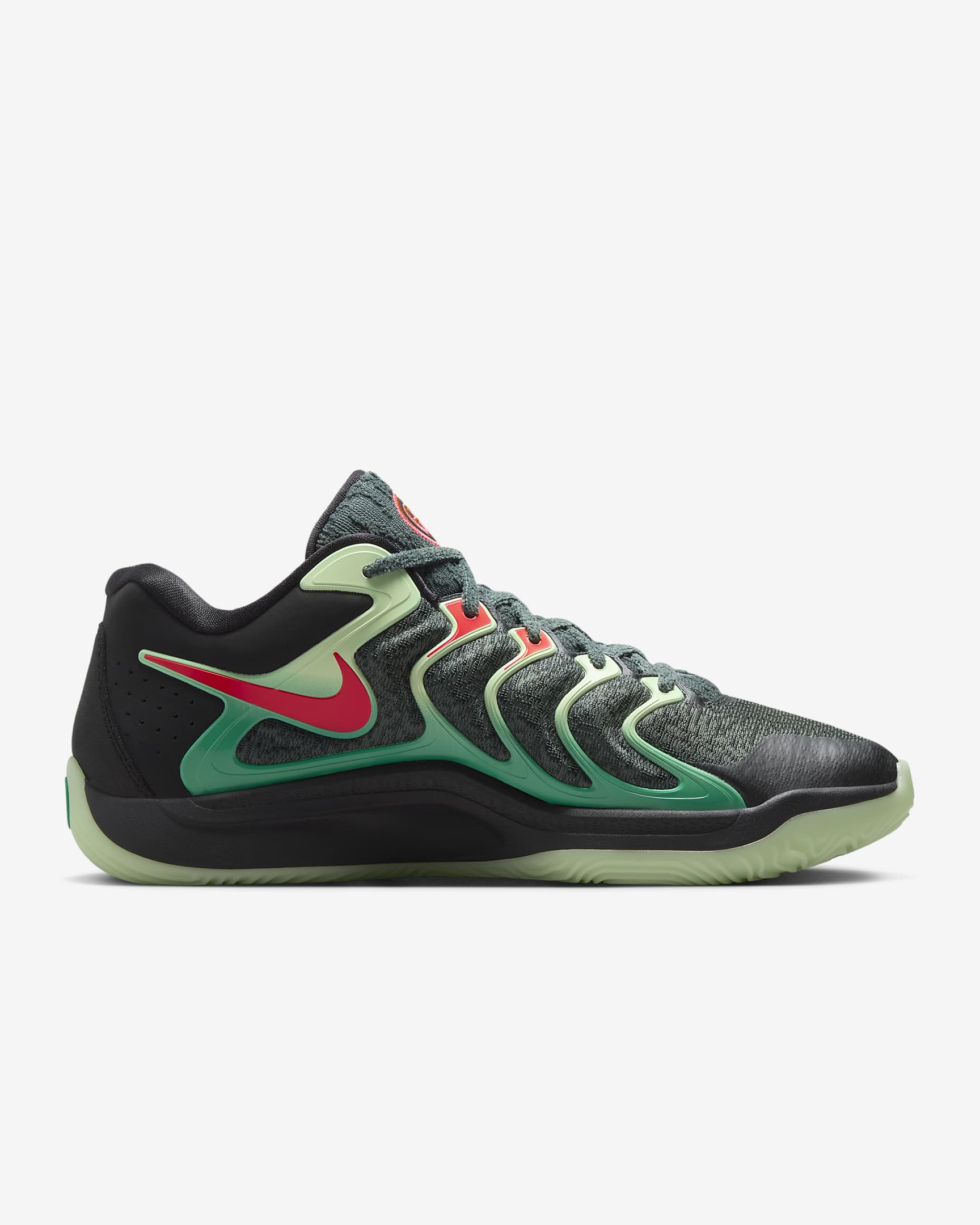 Chaussure de basket KD17 - Noir/Vintage Green/Night Forest/Bright Crimson