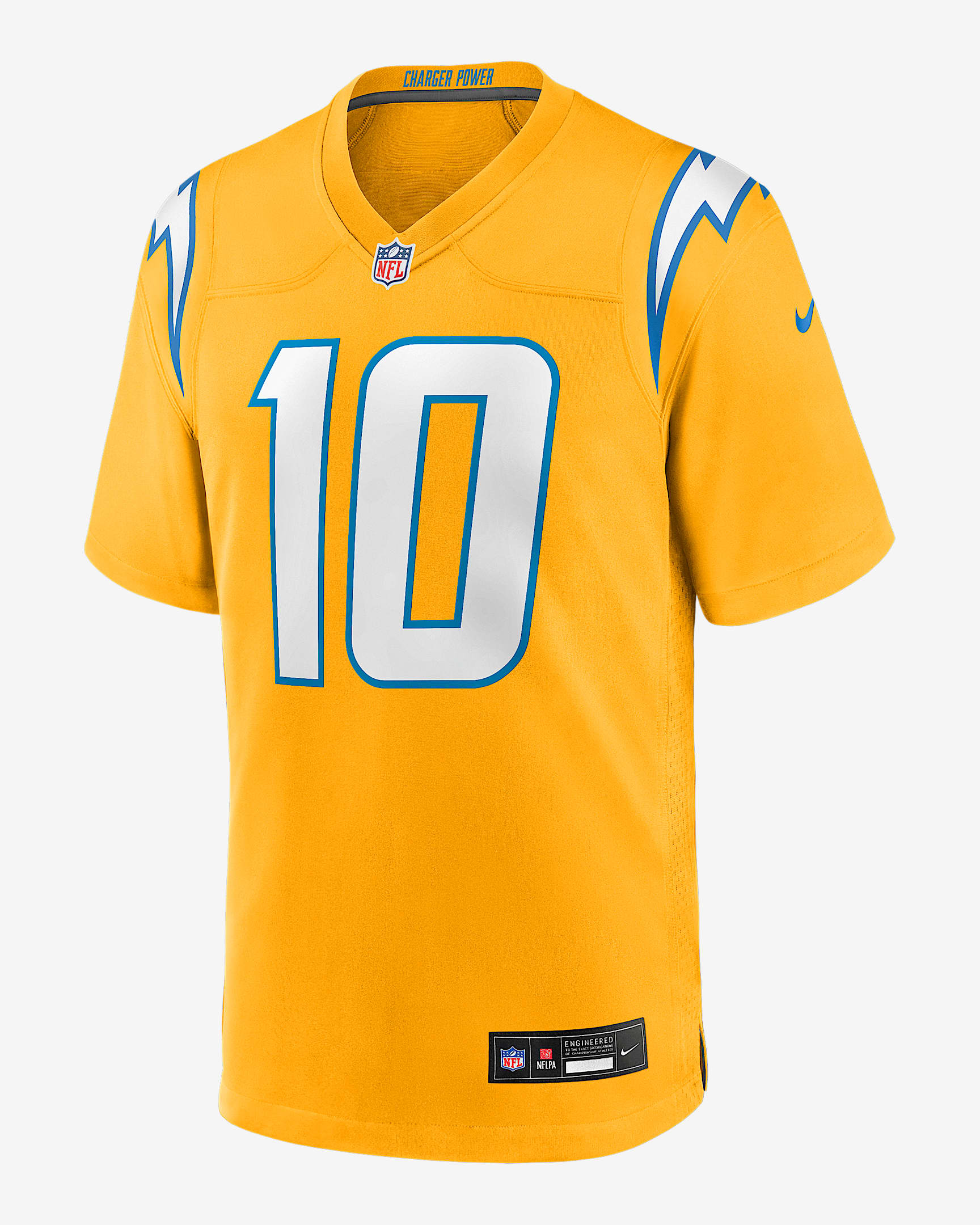 Justin Herbert Los Angeles Chargers Big Kids' Nike NFL Game Jersey - Gold