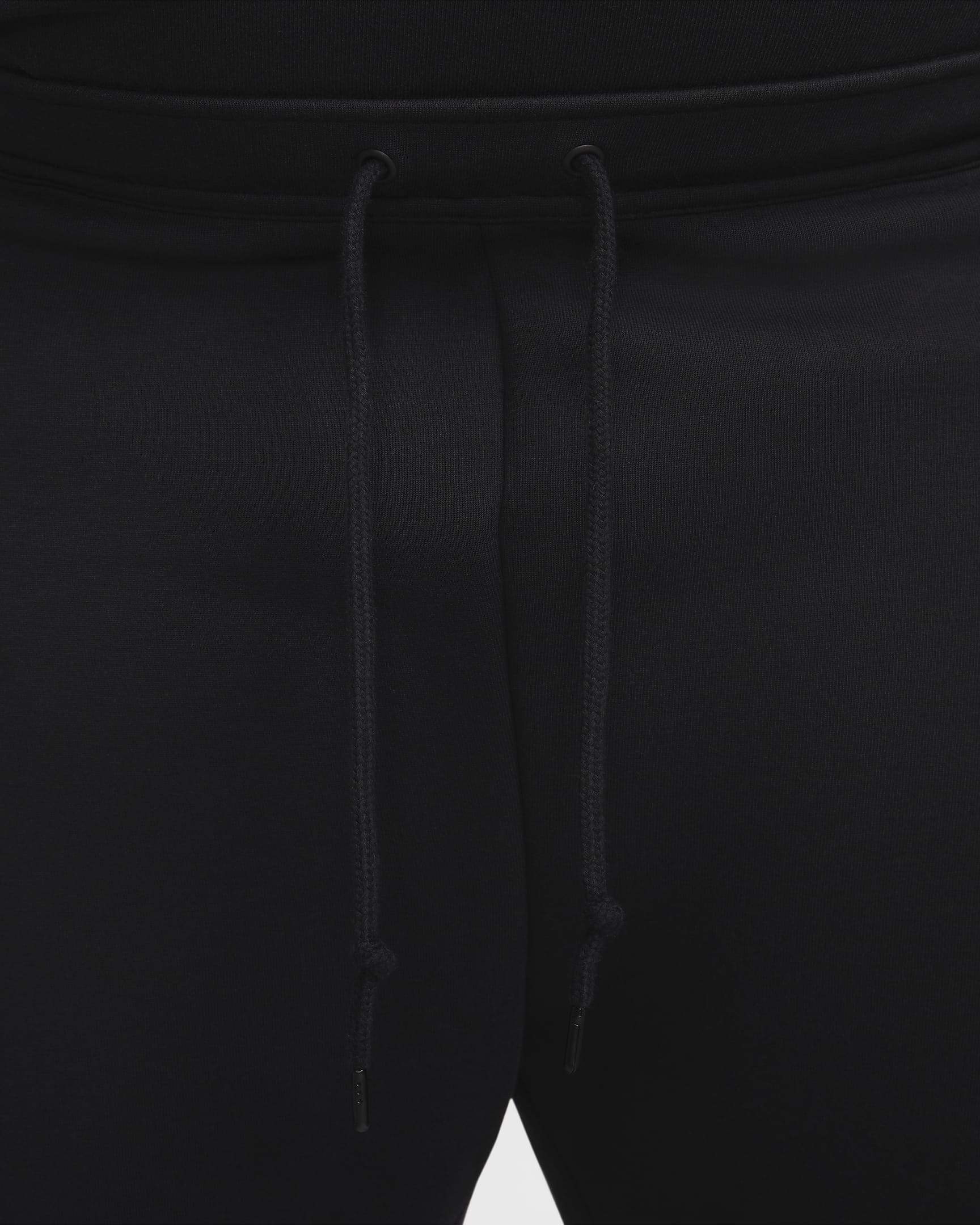 Nike Tech Pantalons de teixit Fleece amb vora oberta - Home - Negre/Negre