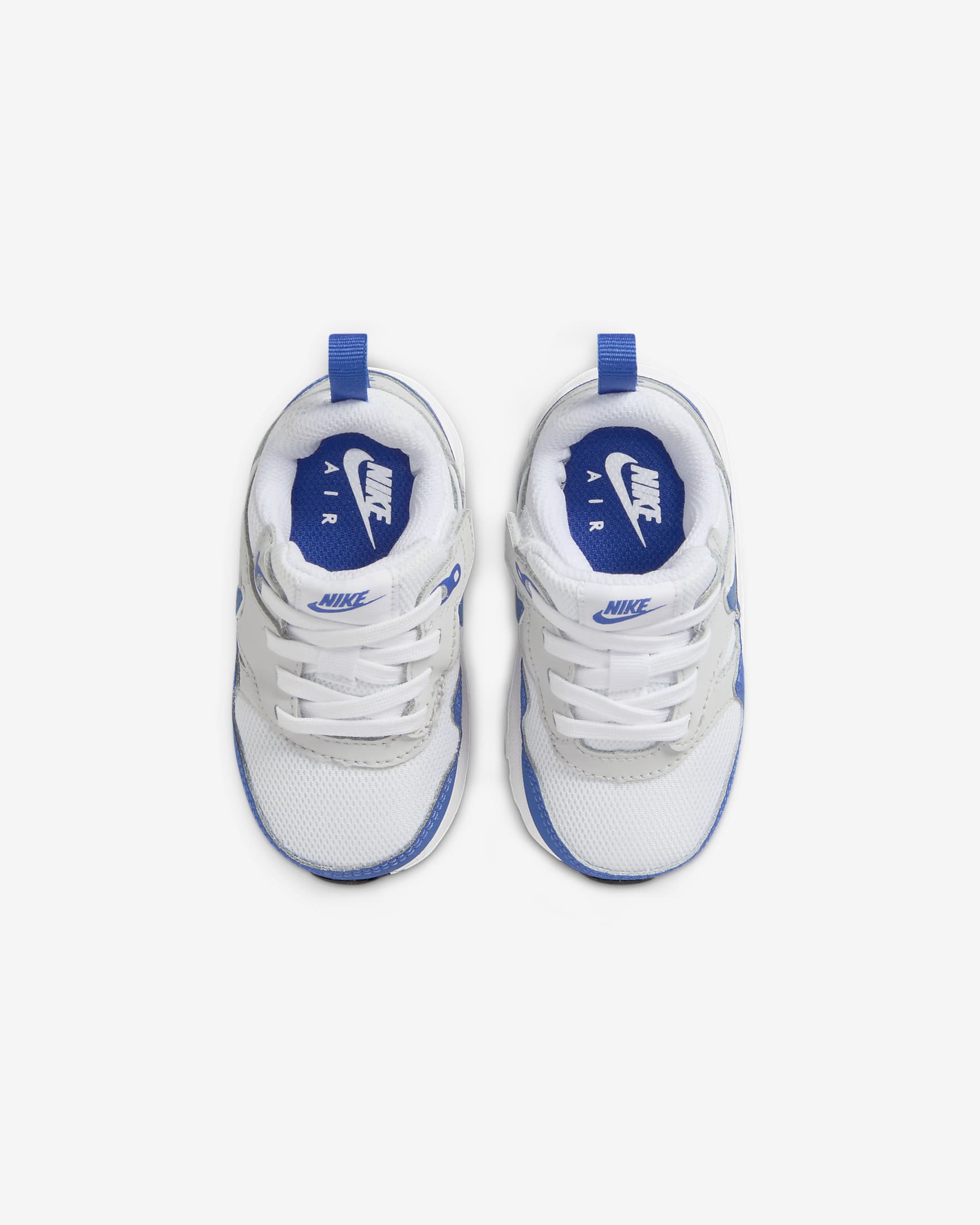 Air Max 1 EasyOn Baby/Toddler Shoes - White/Neutral Grey/Black/Game Royal