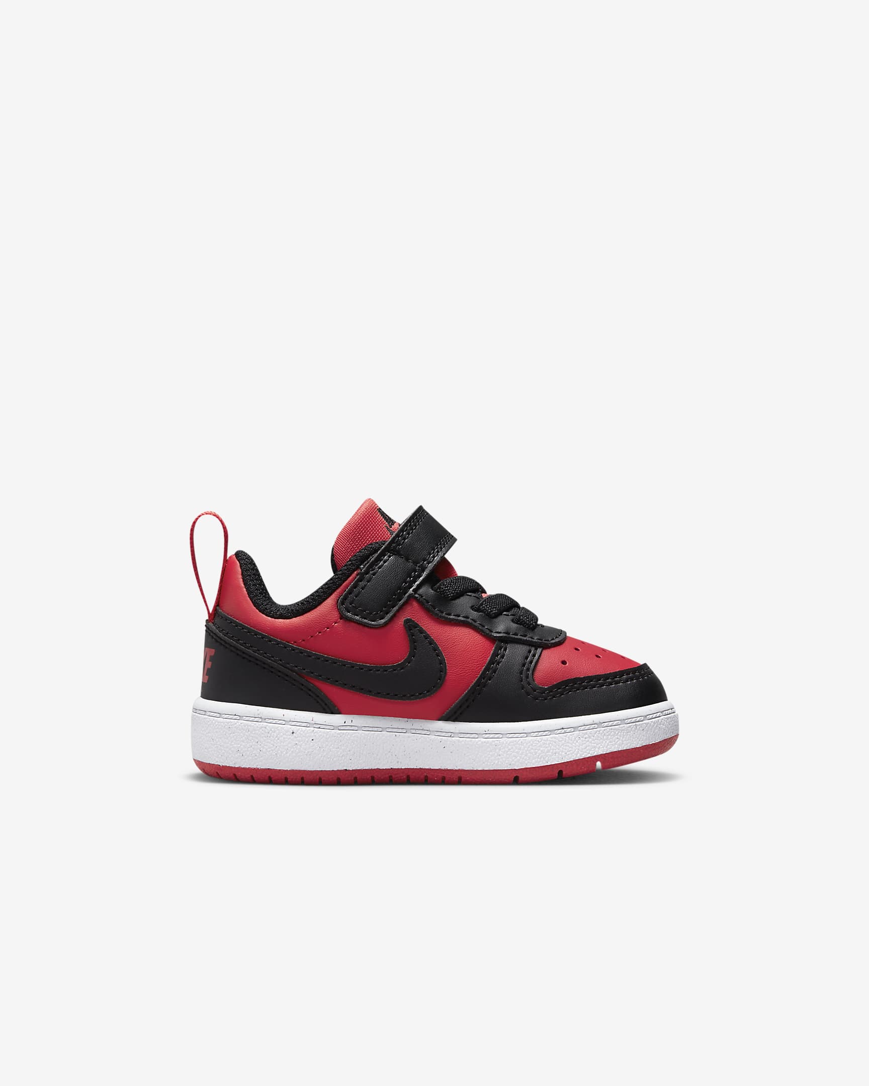 Sko Nike Court Borough Low Recraft för baby/små barn - University Red/Vit/Svart