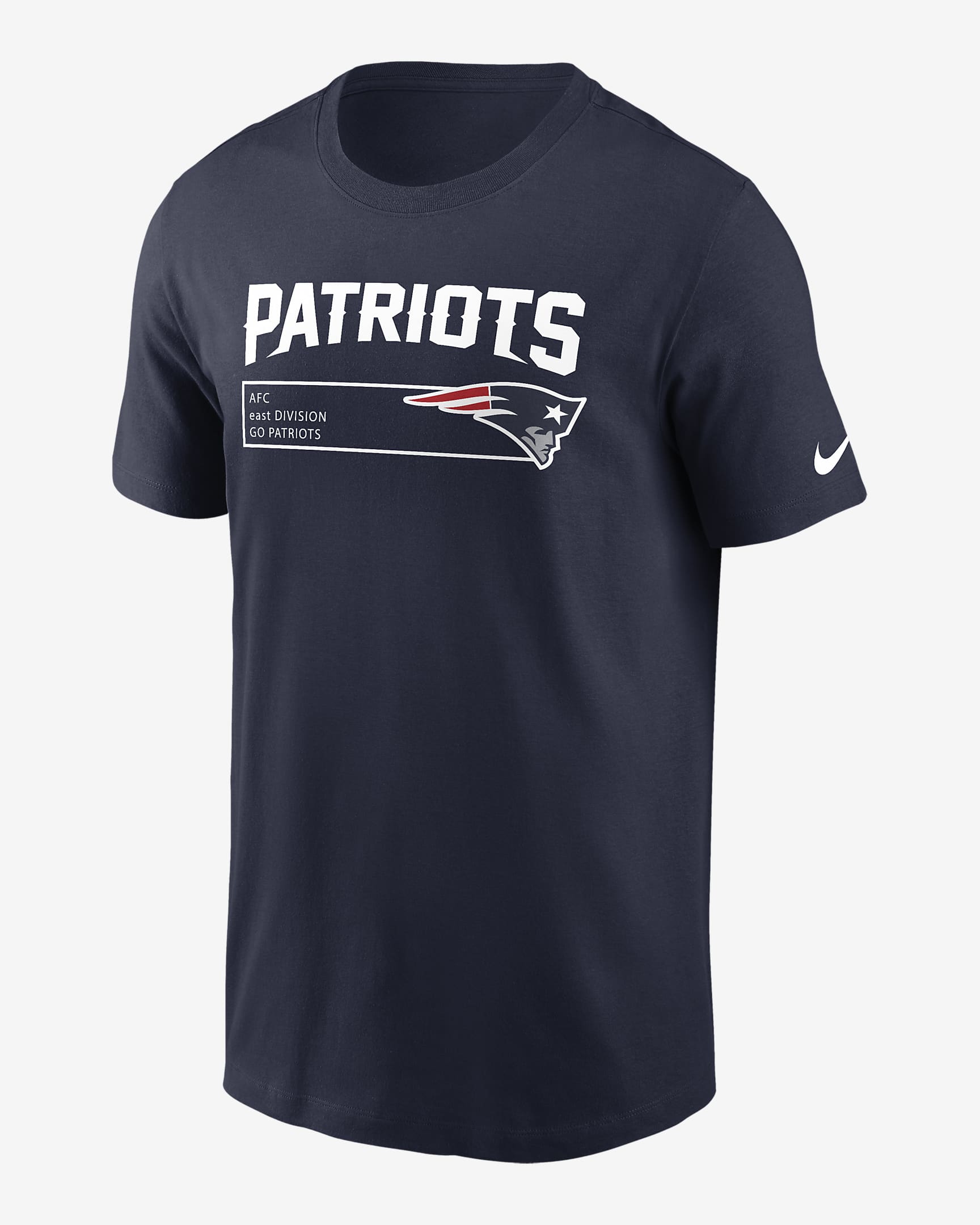 New England Patriots Division Essential Men's Nike NFL T-Shirt. Nike.com