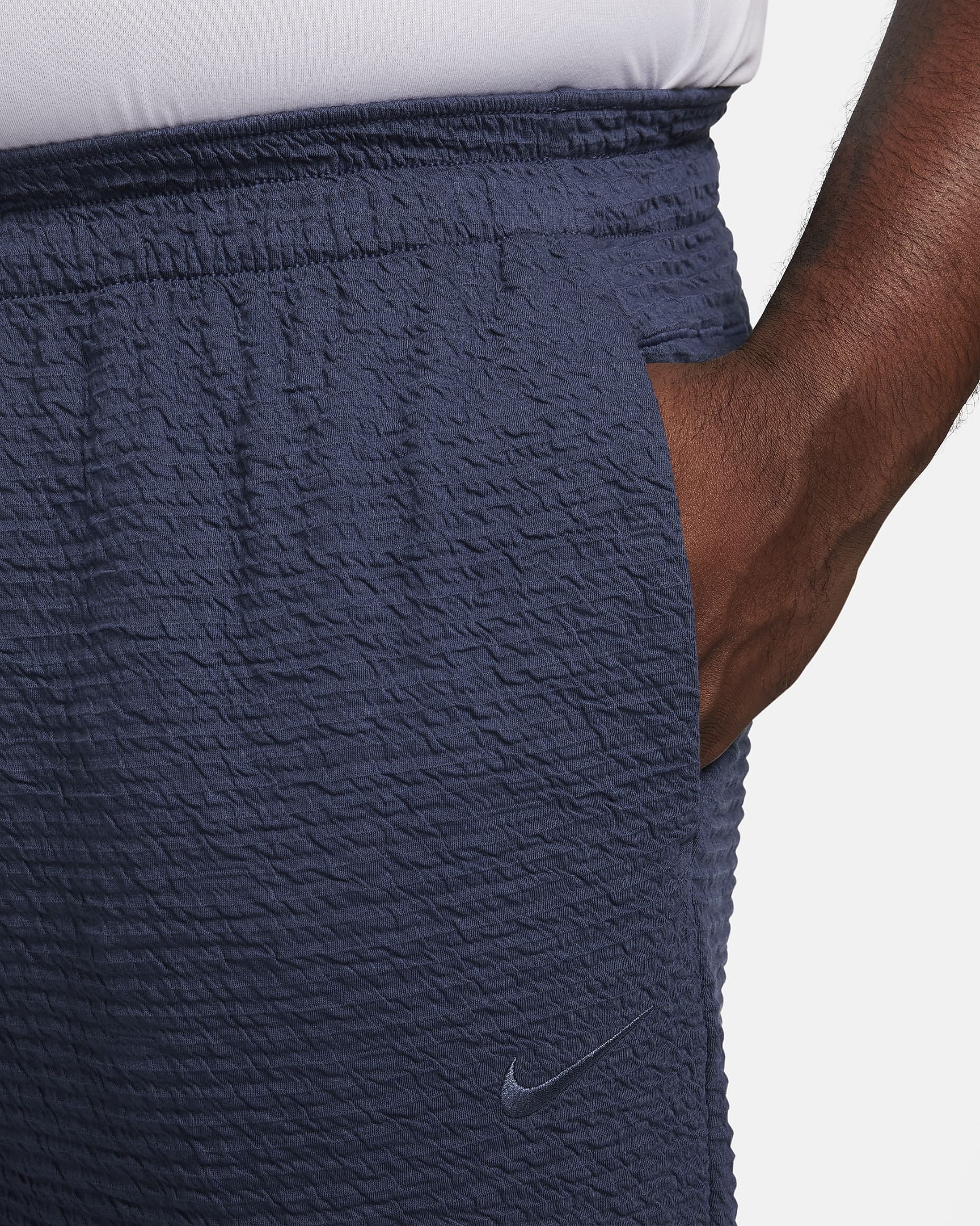 Nike Yoga Men's Dri-FIT Pants - Thunder Blue/Thunder Blue