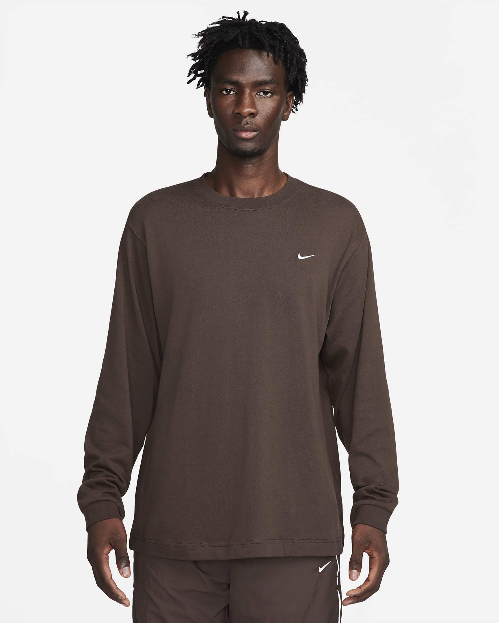 Nike Solo Swoosh Men's Long-Sleeve Top. Nike BE