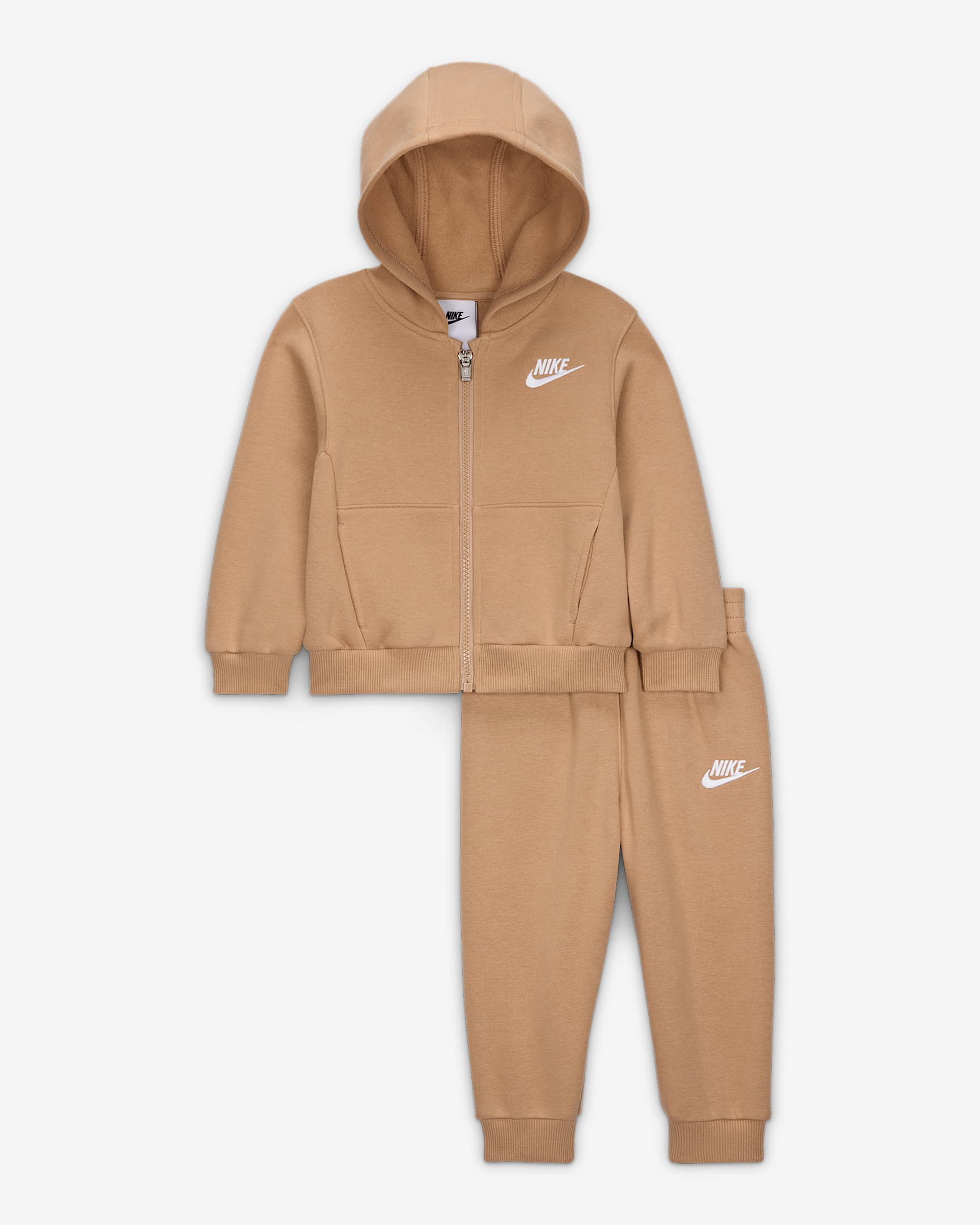 Nike Baby (12-24M) 2-Piece Full-Zip Club Set - Hemp