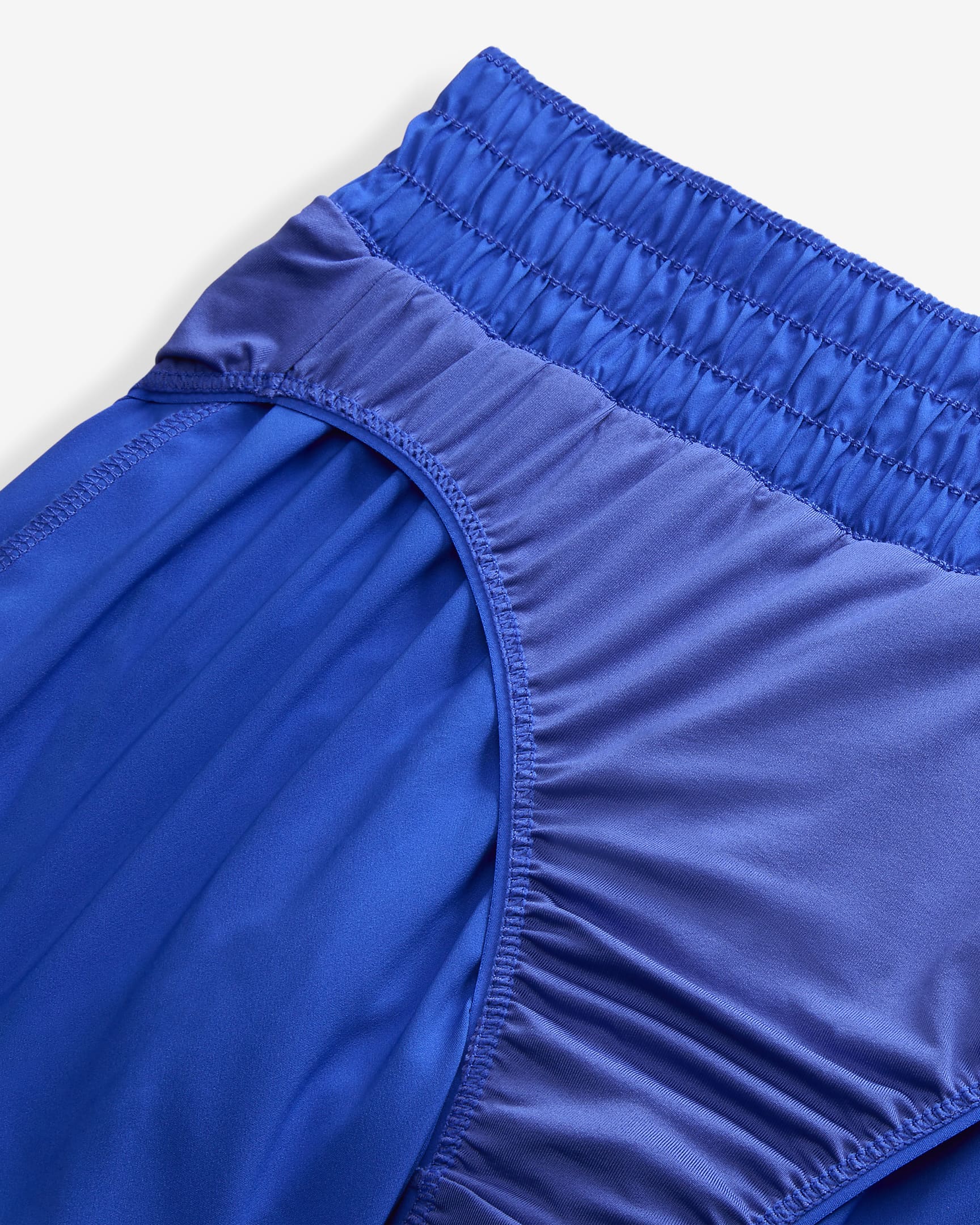 Nike One Women's Dri-FIT Mid-Rise 3" Brief-Lined Shorts - Hyper Royal/White