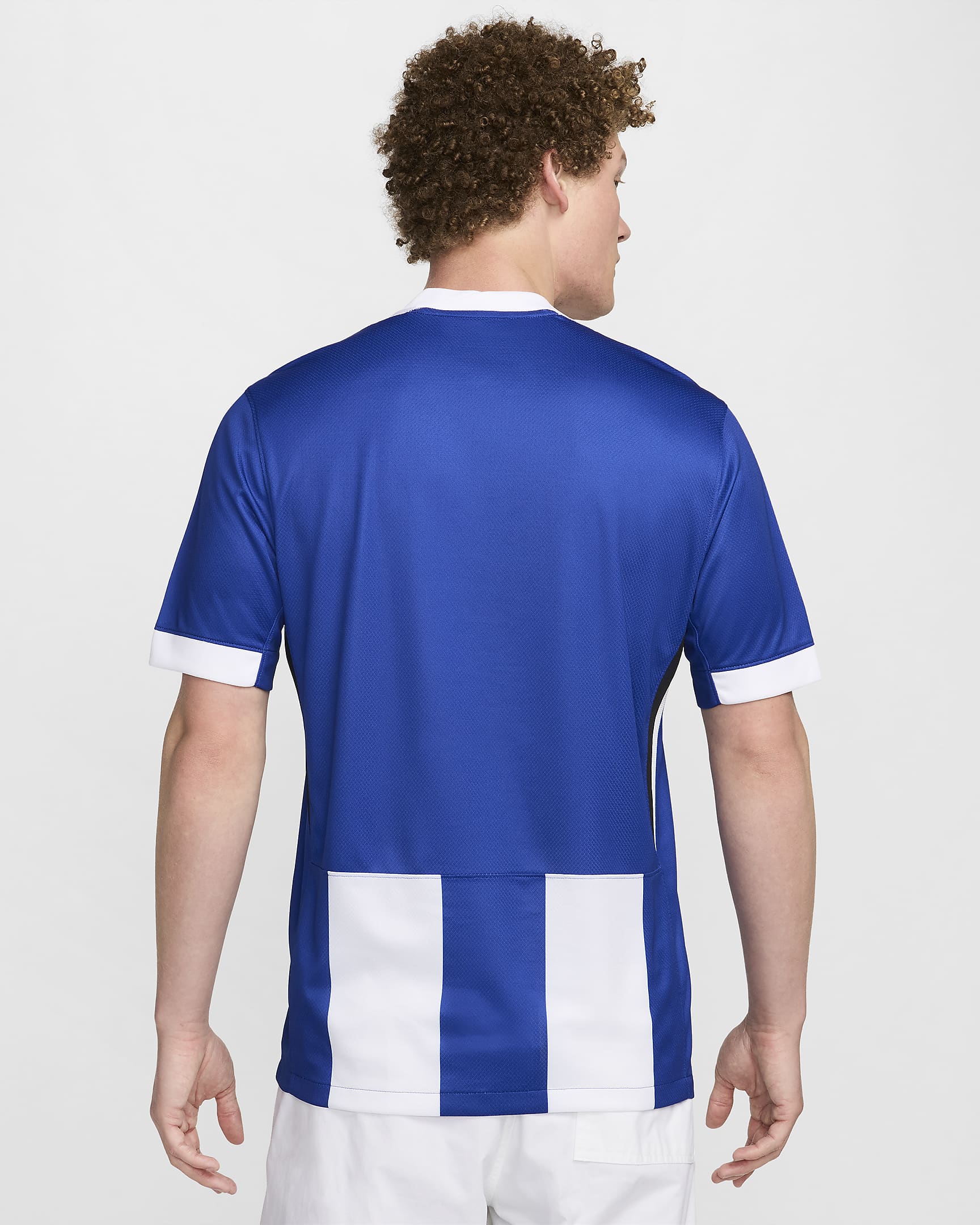 Hertha BSC 2024/25 Stadium Home Nike Replica Fußballtrikot mit Dri-FIT-Technologie für Herren - Old Royal/Weiß/Schwarz