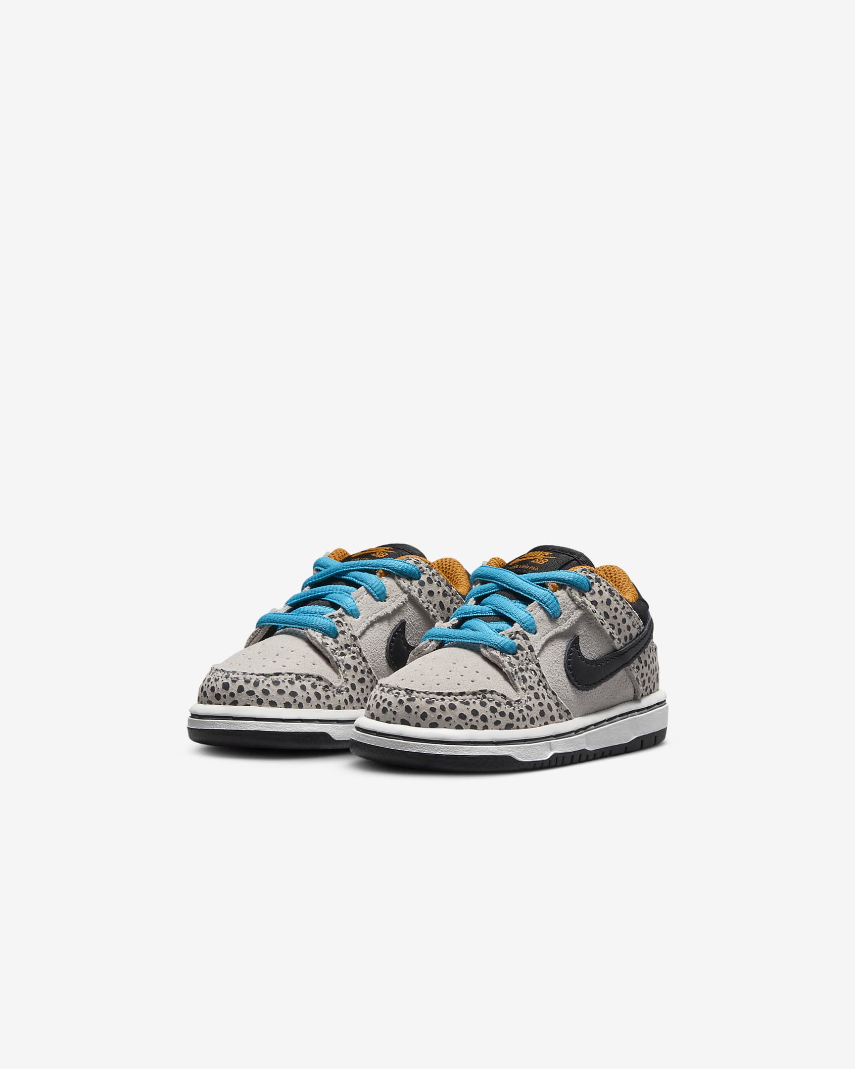 Nike SB Dunk Low Pro Electric Baby/Toddler Shoes - Phantom/Black/Monarch/Black