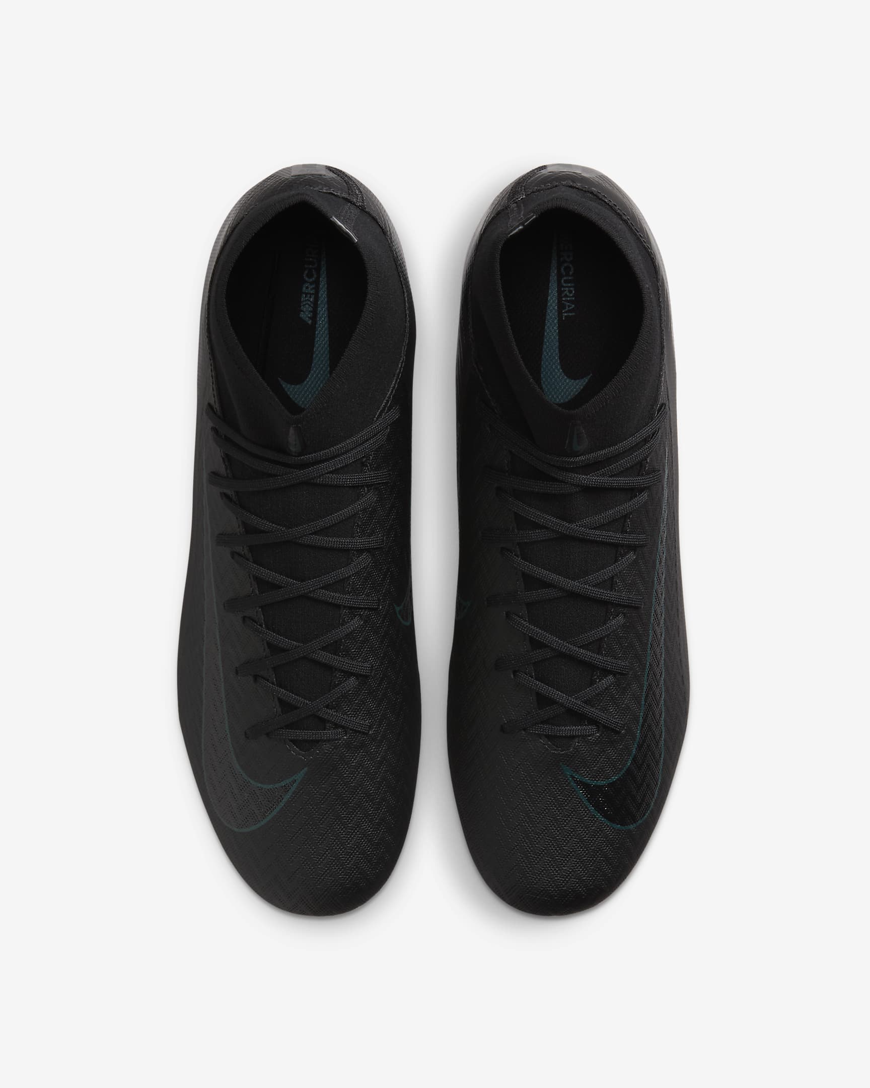 Korki piłkarskie typu high top na różne typy nawierzchni Nike Mercurial Superfly 10 Academy - Czerń/Deep Jungle/Czerń