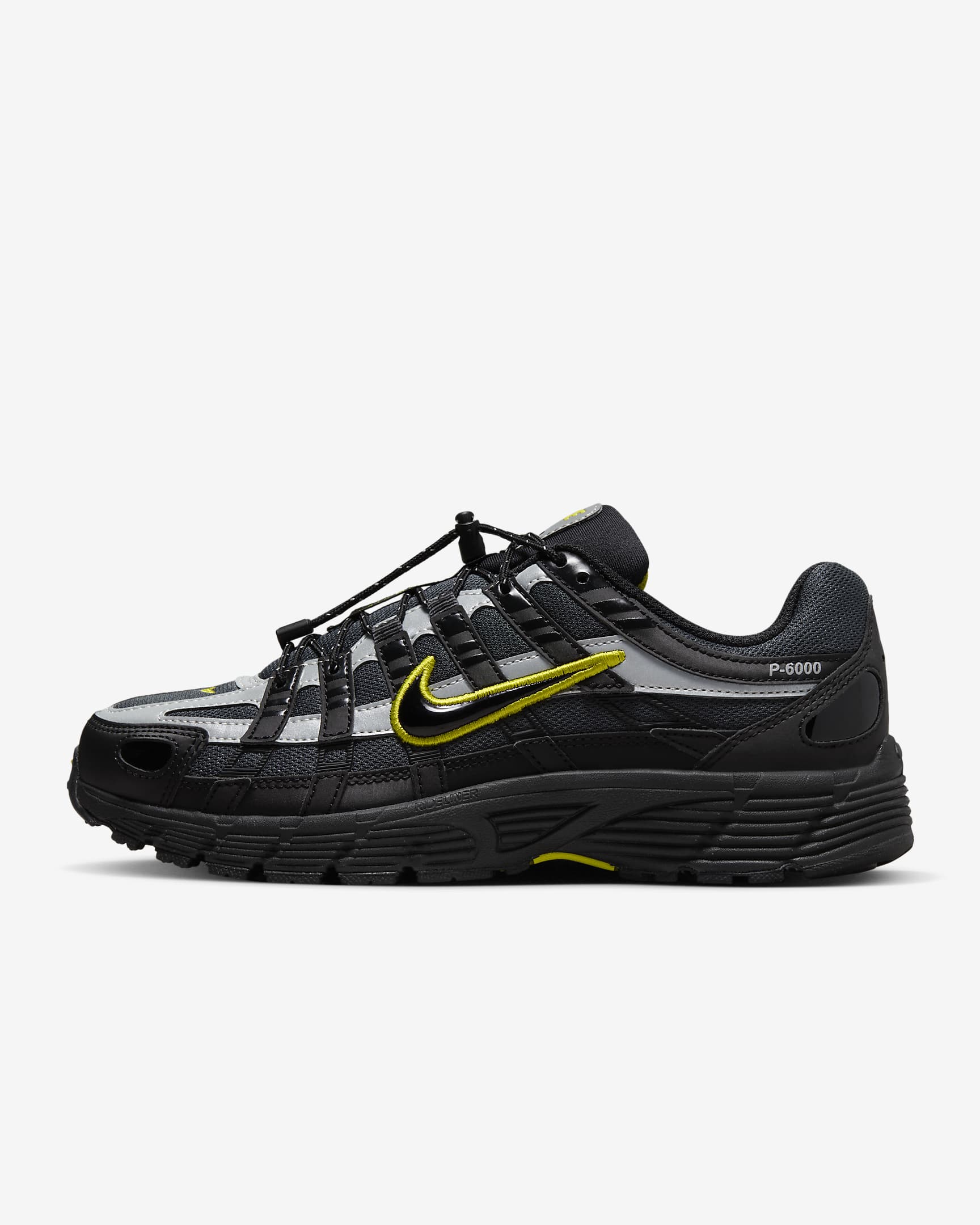 Buty damskie Nike P-6000 - Anthracite/High Voltage/Metallic Silver/Czerń