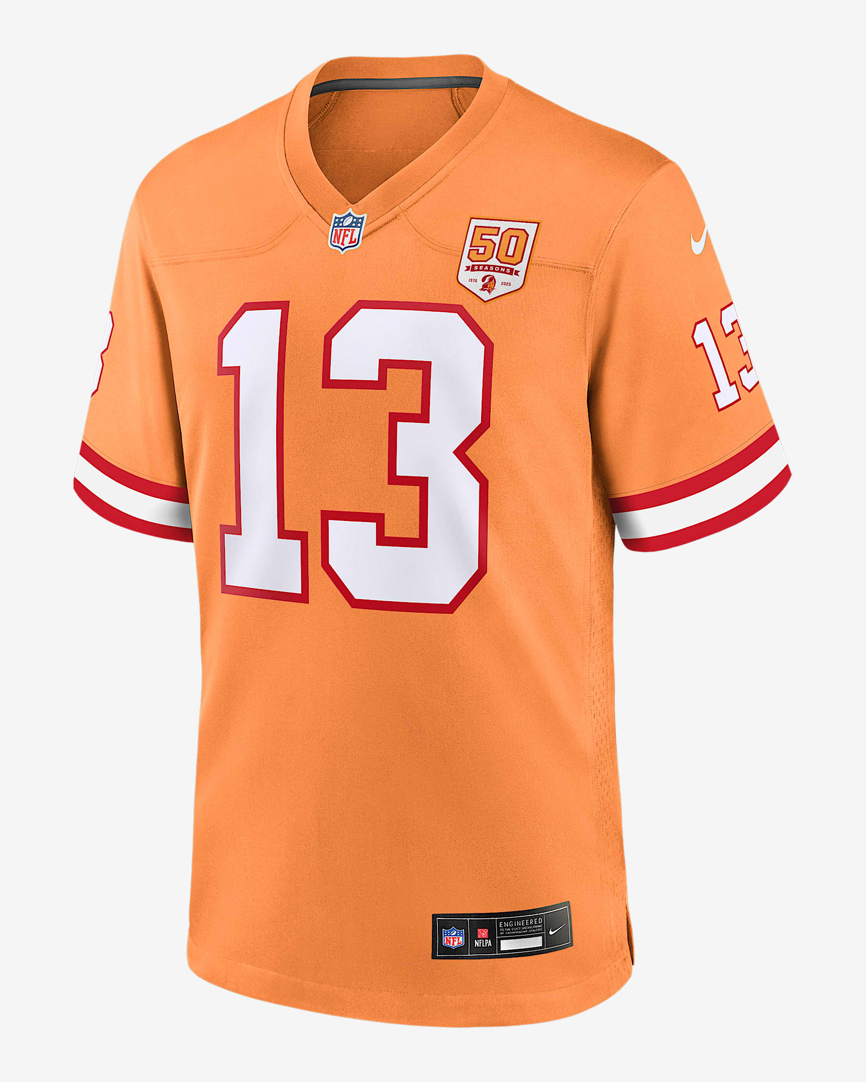 Mike Evans Tampa Bay Buccaneers 50th Anniversary Men's Nike NFL Game Jersey - Orange